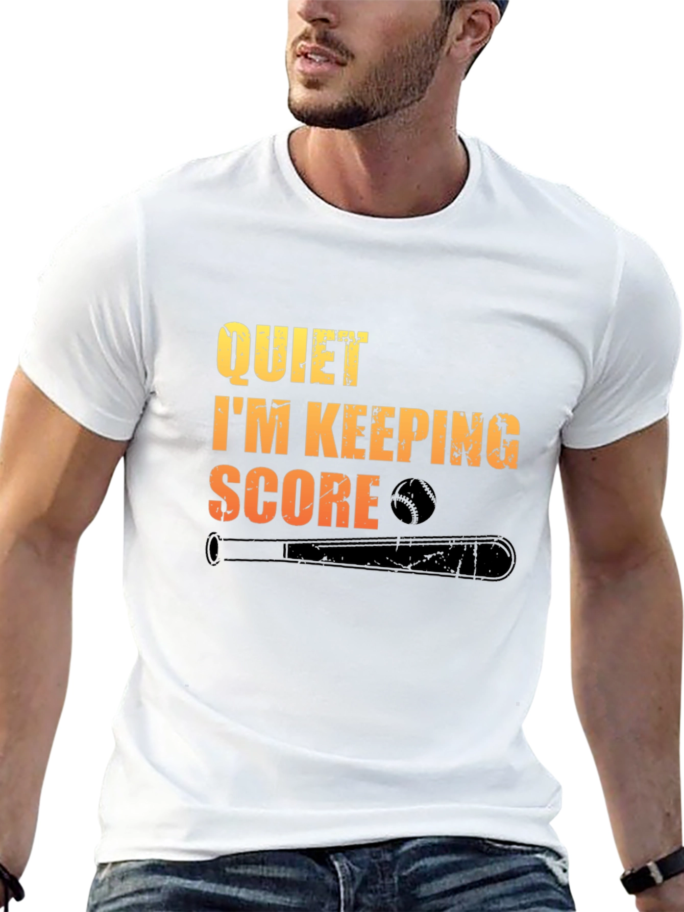 Quiet Im Keeping Score Baseball T-Shirt