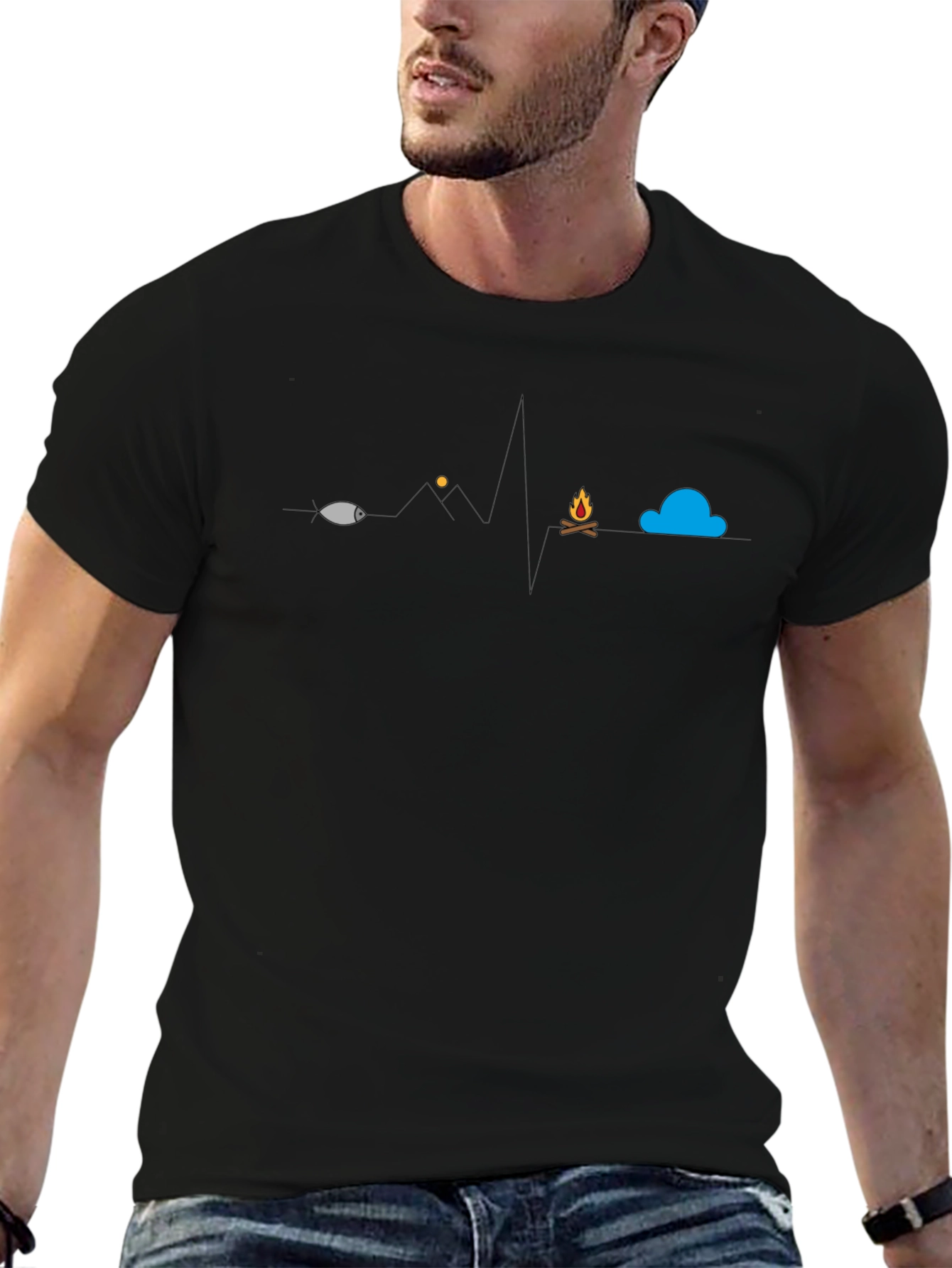 Heartbeat Graphic T-Shirt - Outdoor Life
