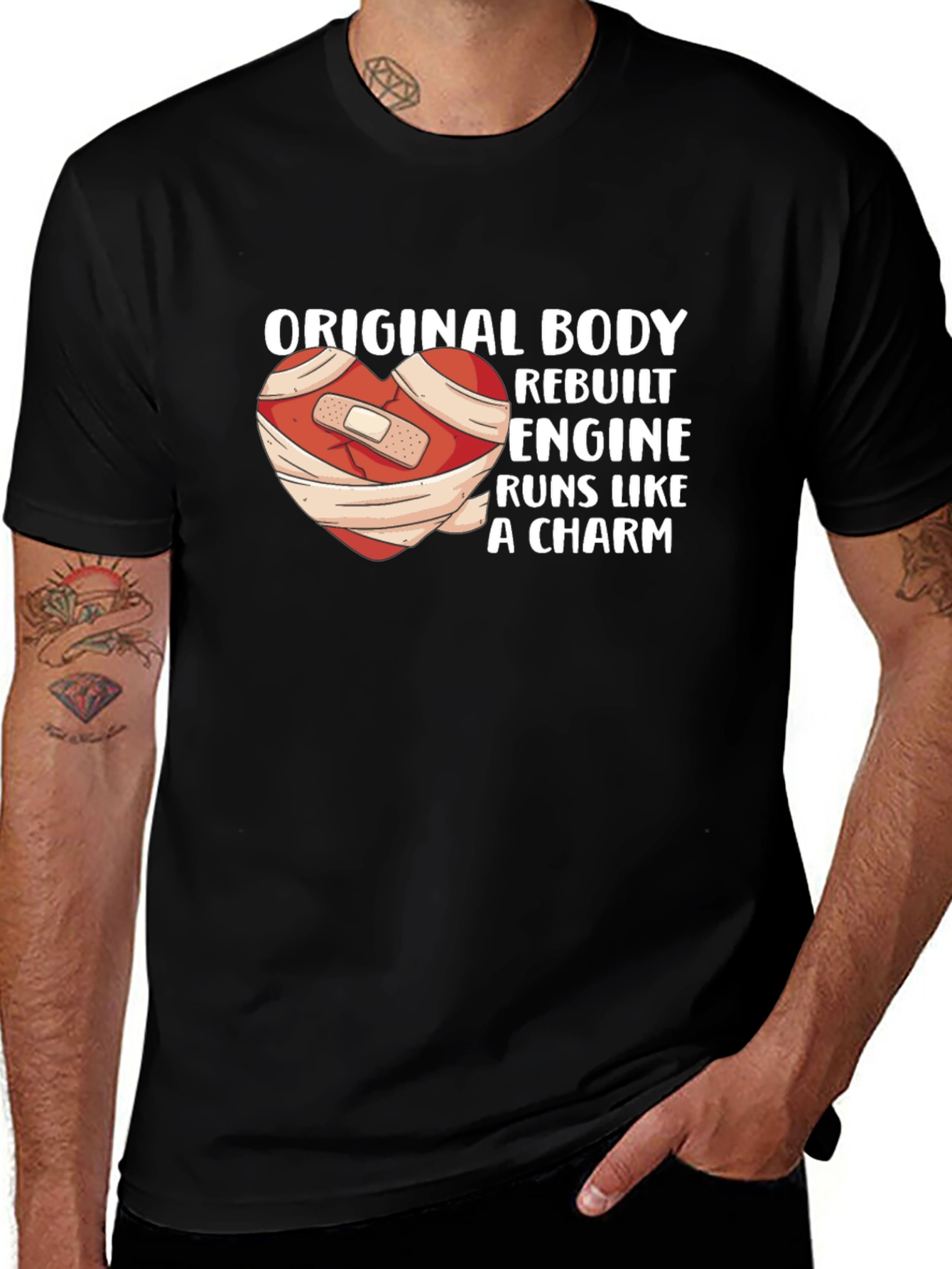 Original Body Rebuilt Engine T-Shirt