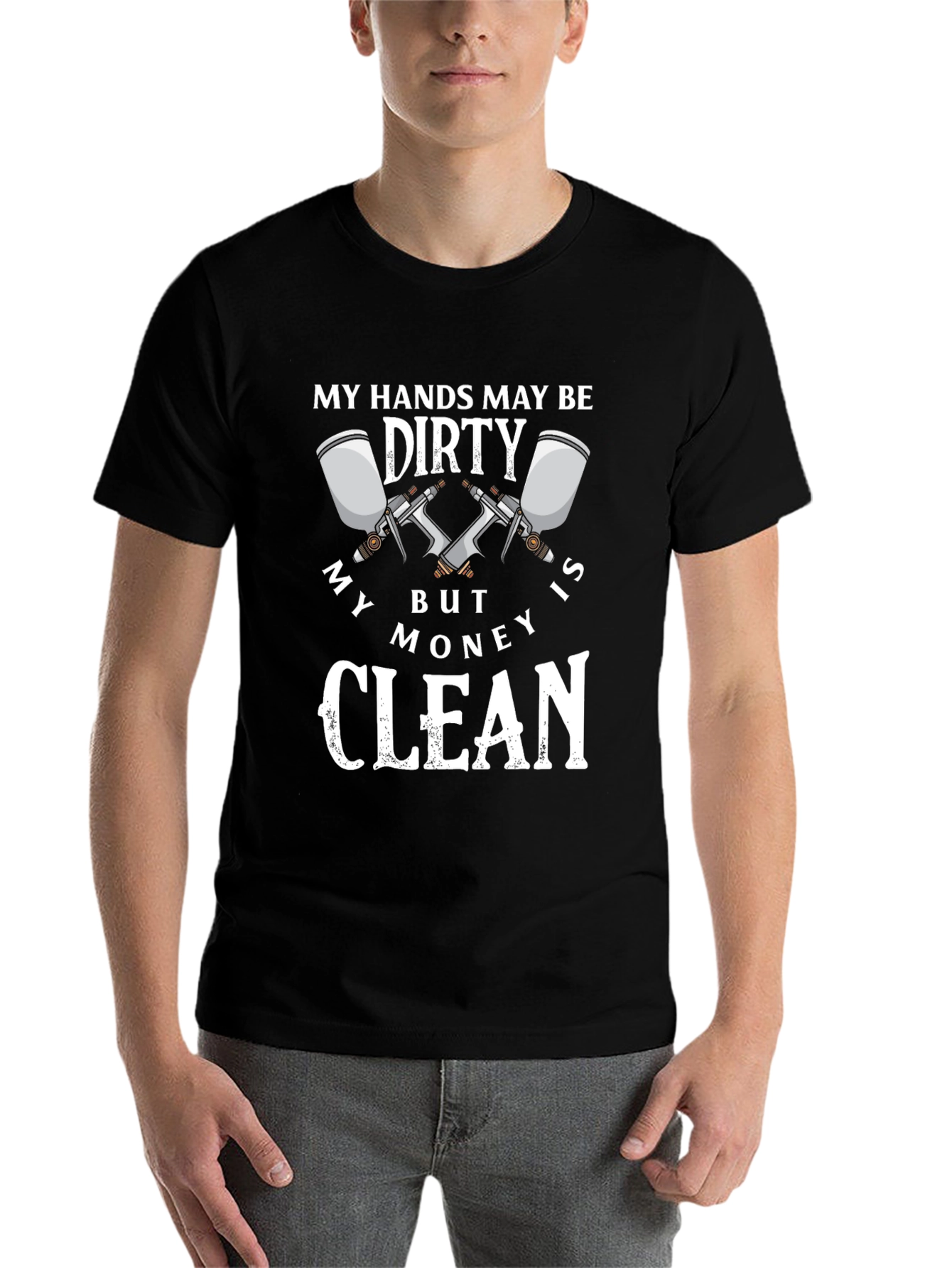 Dirty Hands Clean Money Graphic T-Shirt