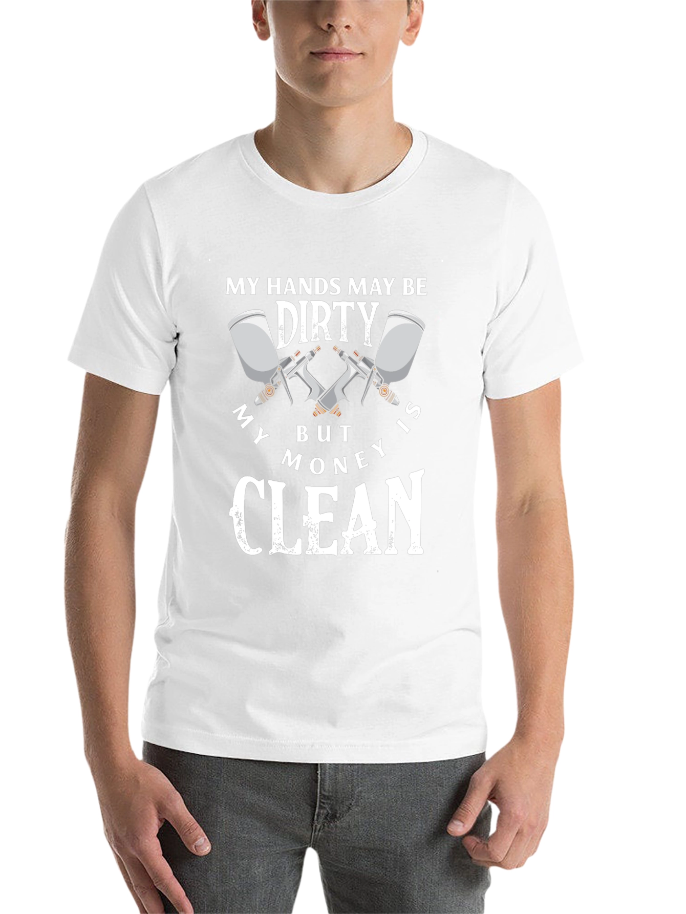 Dirty Hands Clean Money Graphic T-Shirt