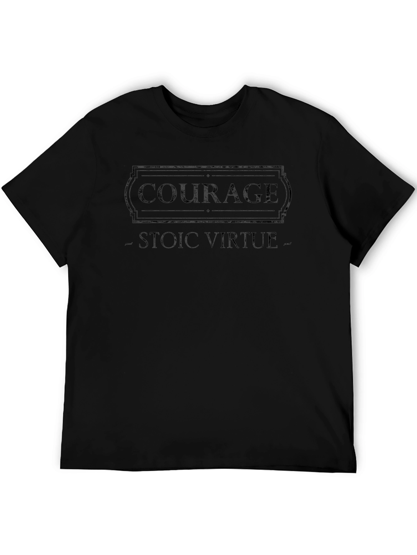 Courage Stoic Virtue Graphic Tee - Unisex T-Shirt