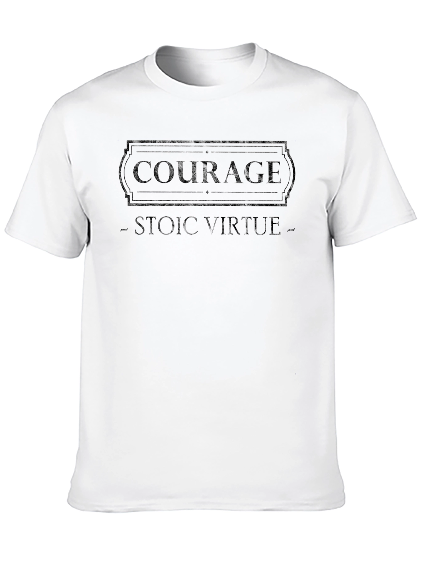 Courage Stoic Virtue Graphic Tee - Unisex T-Shirt