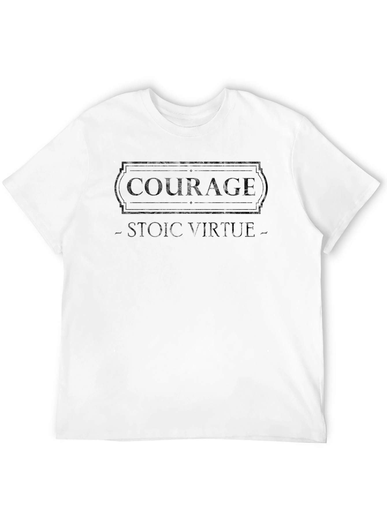 Courage Stoic Virtue Graphic Tee - Unisex T-Shirt