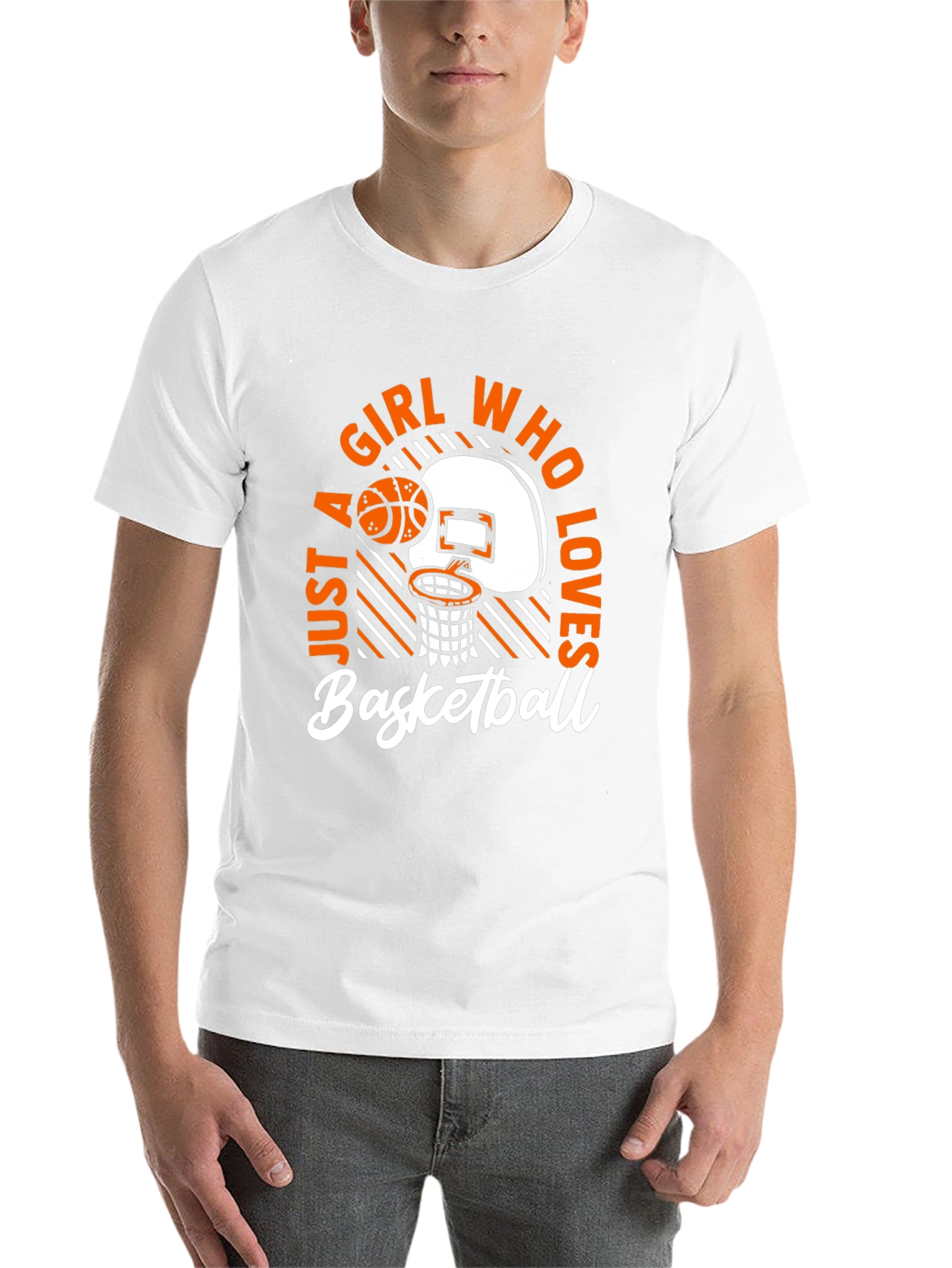 Girl Who Loves Basketball T-Shirt