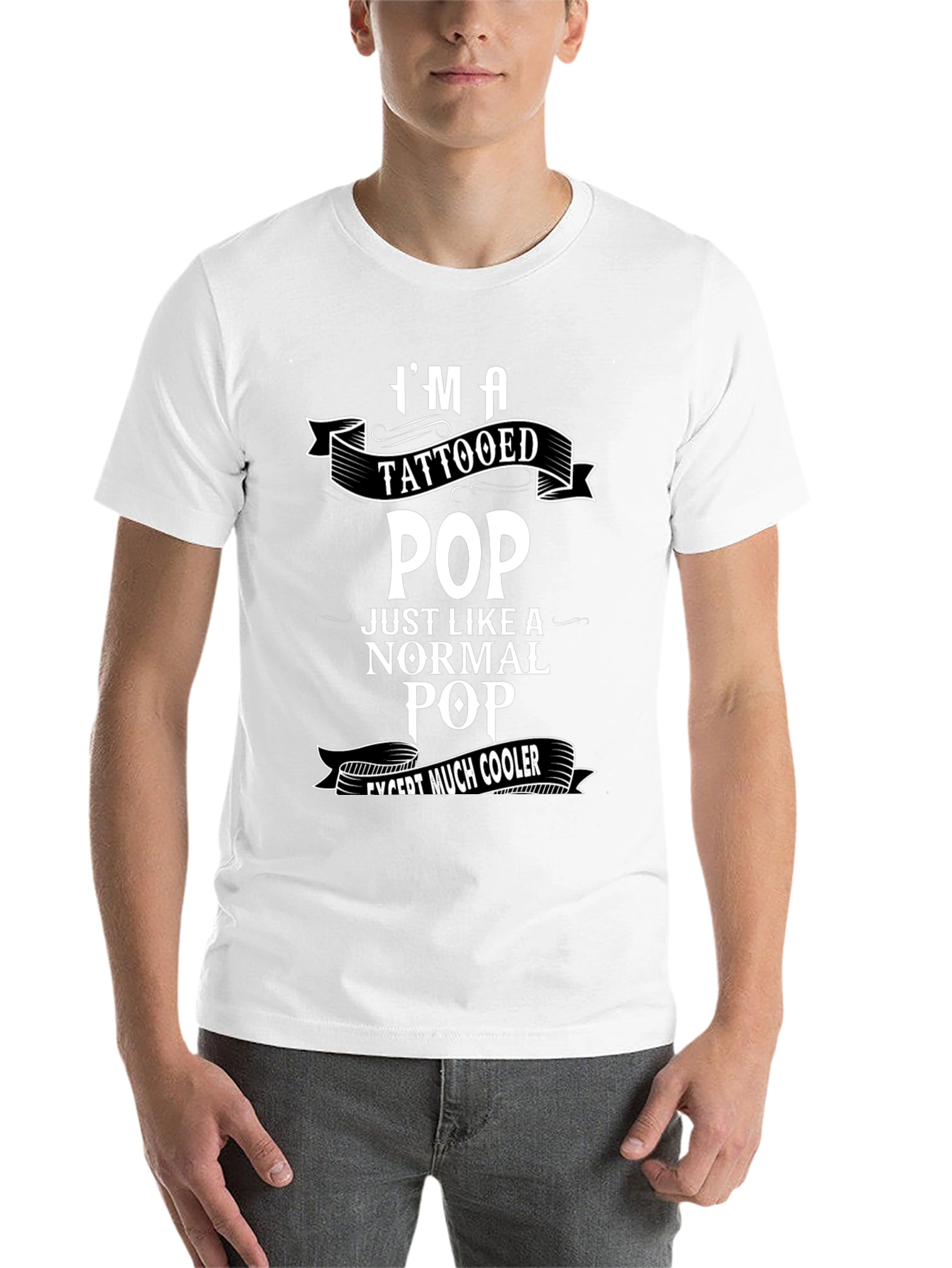 Tattooed Pop Graphic T-Shirt - Cool Fathers Day Gift