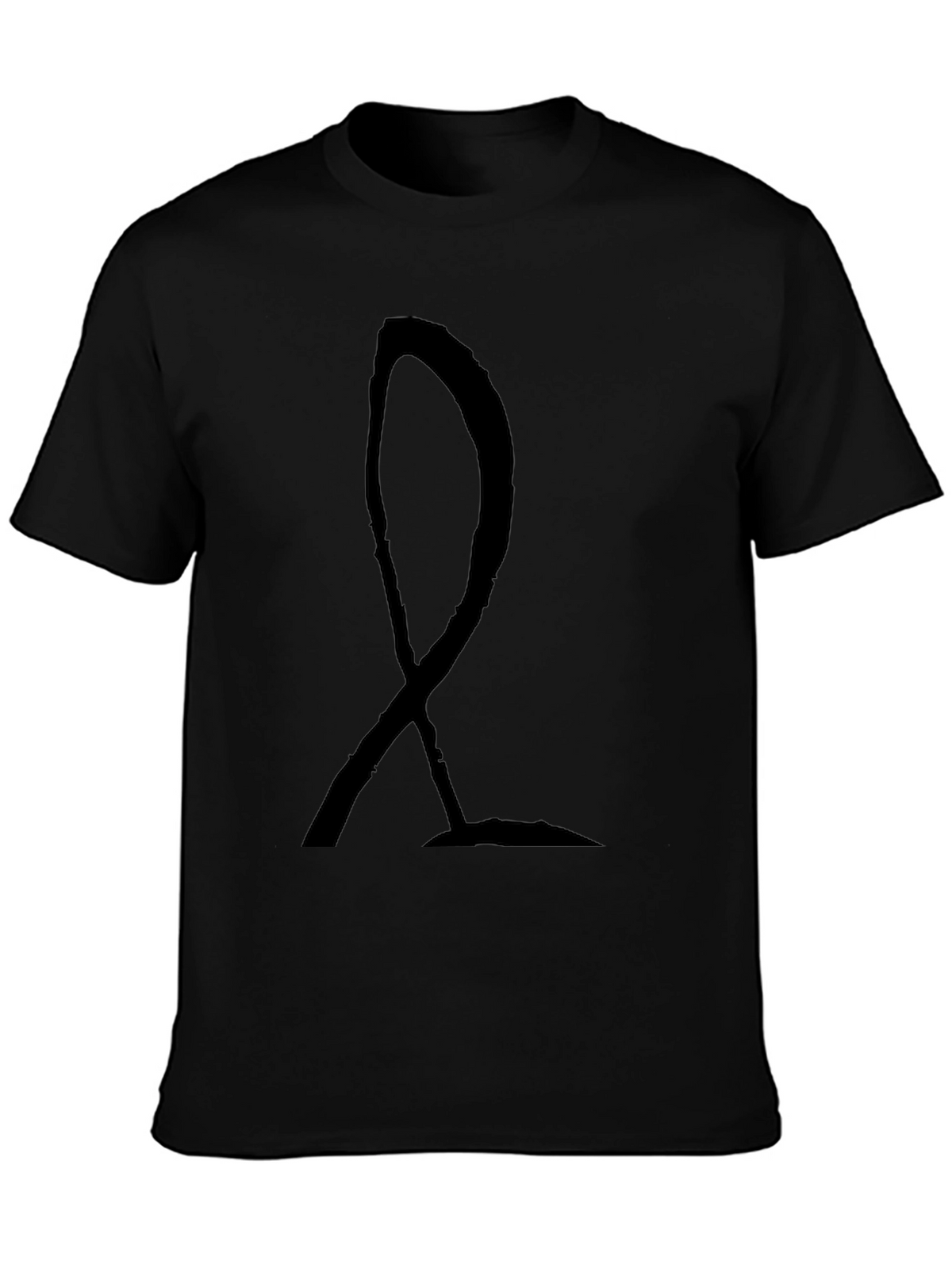 Abstract Symbol Black T-Shirt
