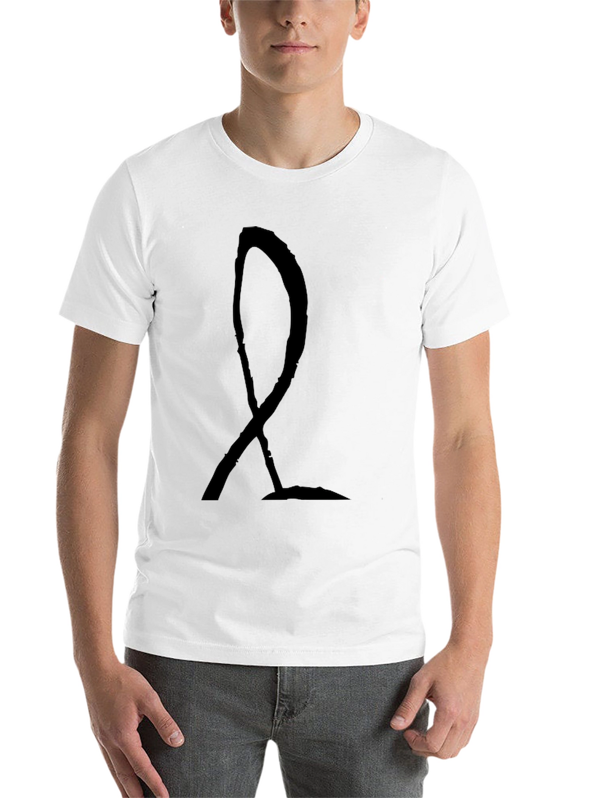 Abstract Symbol Black T-Shirt