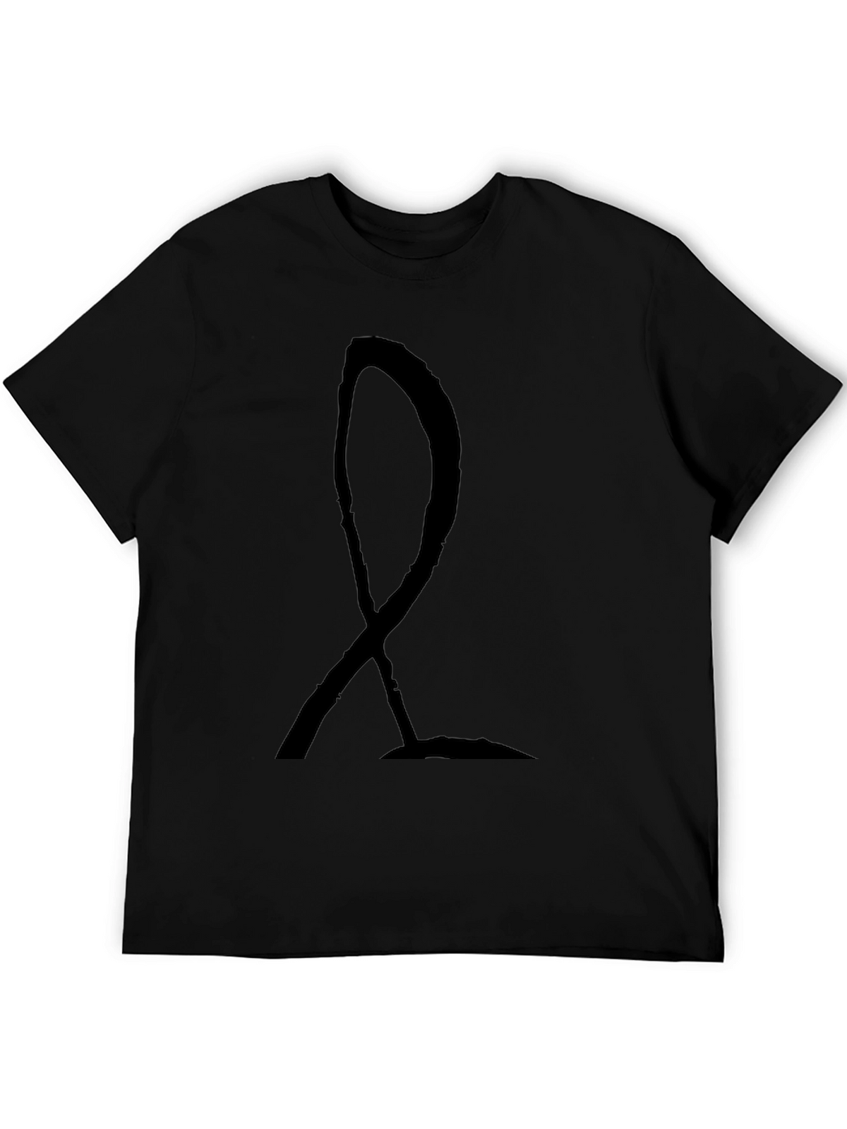 Abstract Symbol Black T-Shirt