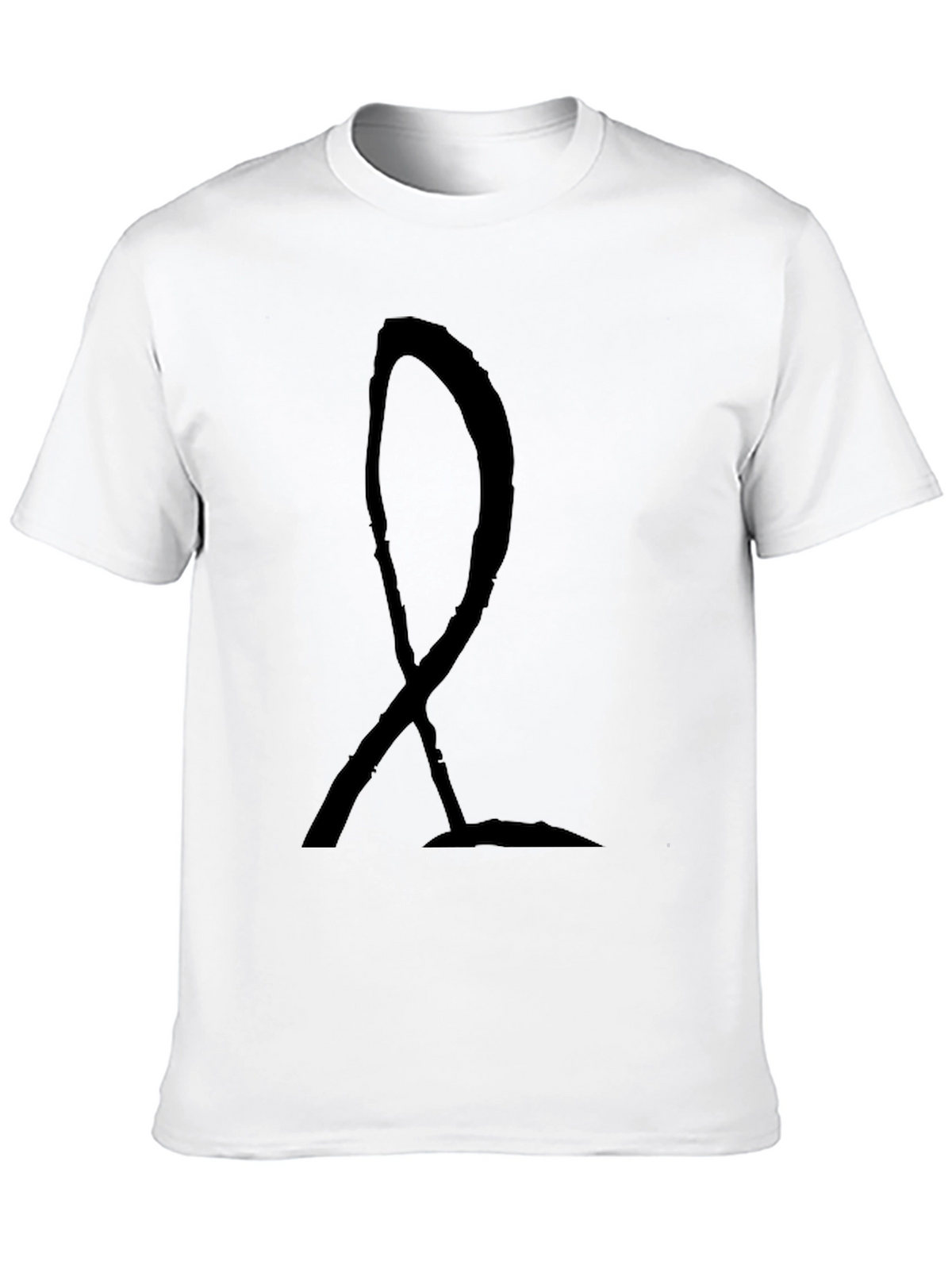 Abstract Symbol Black T-Shirt