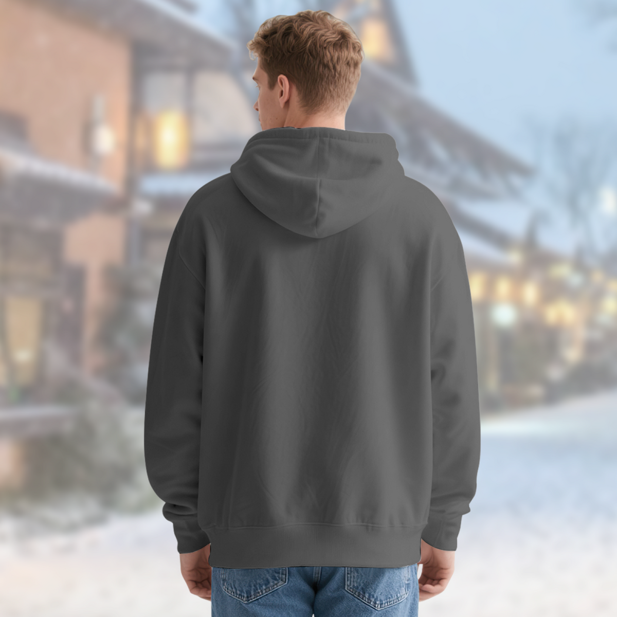 New York State Of Mind City Skyline Hoodie, Fashionable Soft Comfort Outerwear