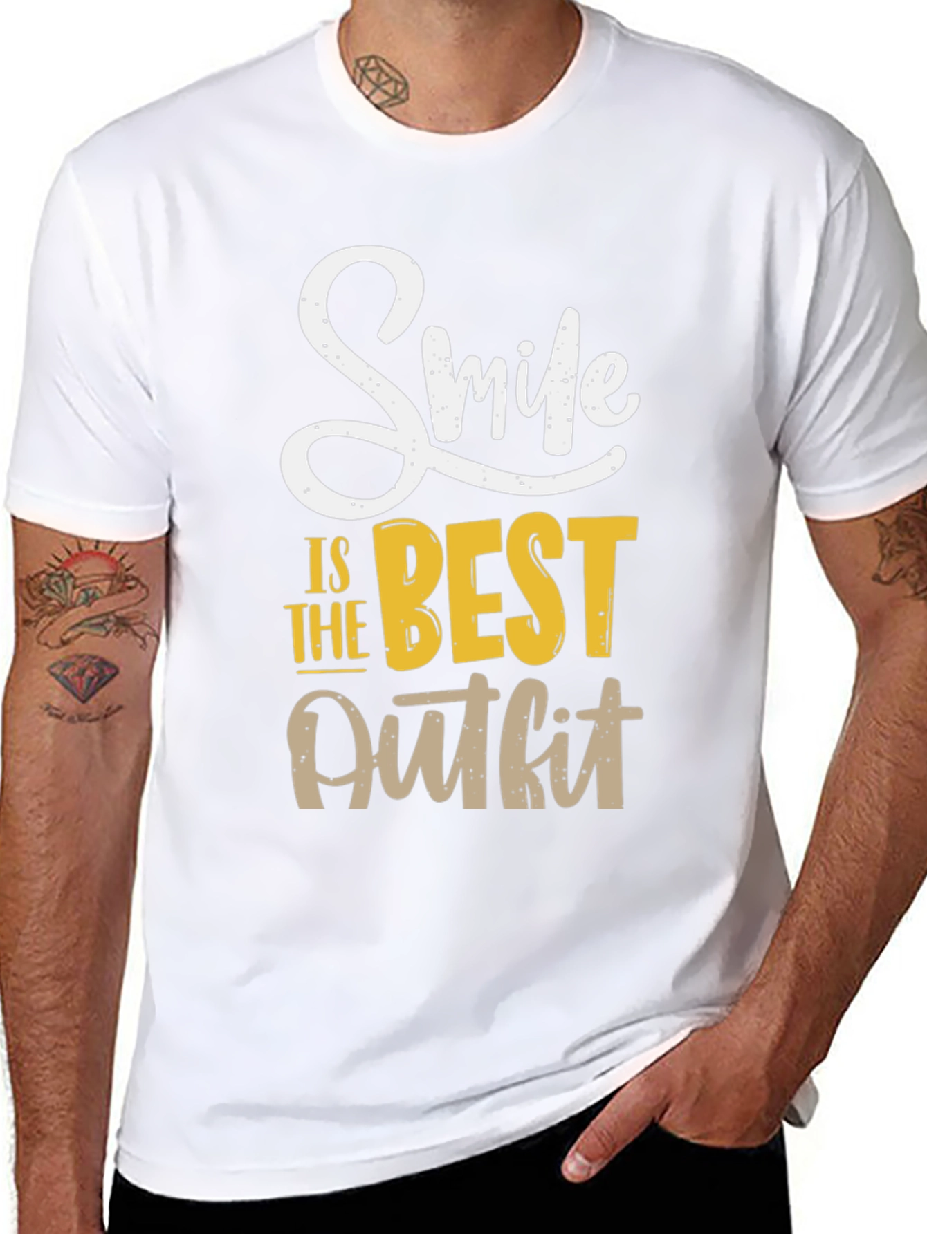 Smile is The Best Outfit Graphic Tee
