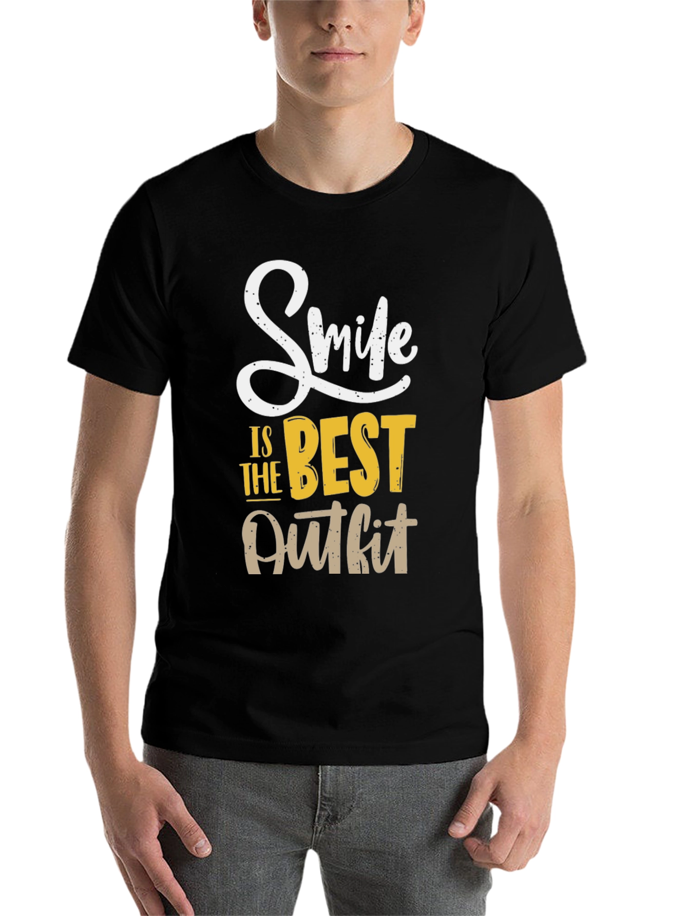 Smile is The Best Outfit Graphic Tee