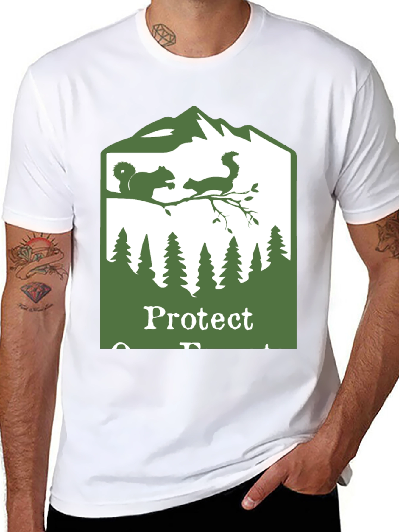 Protect Our Forests Black T-Shirt