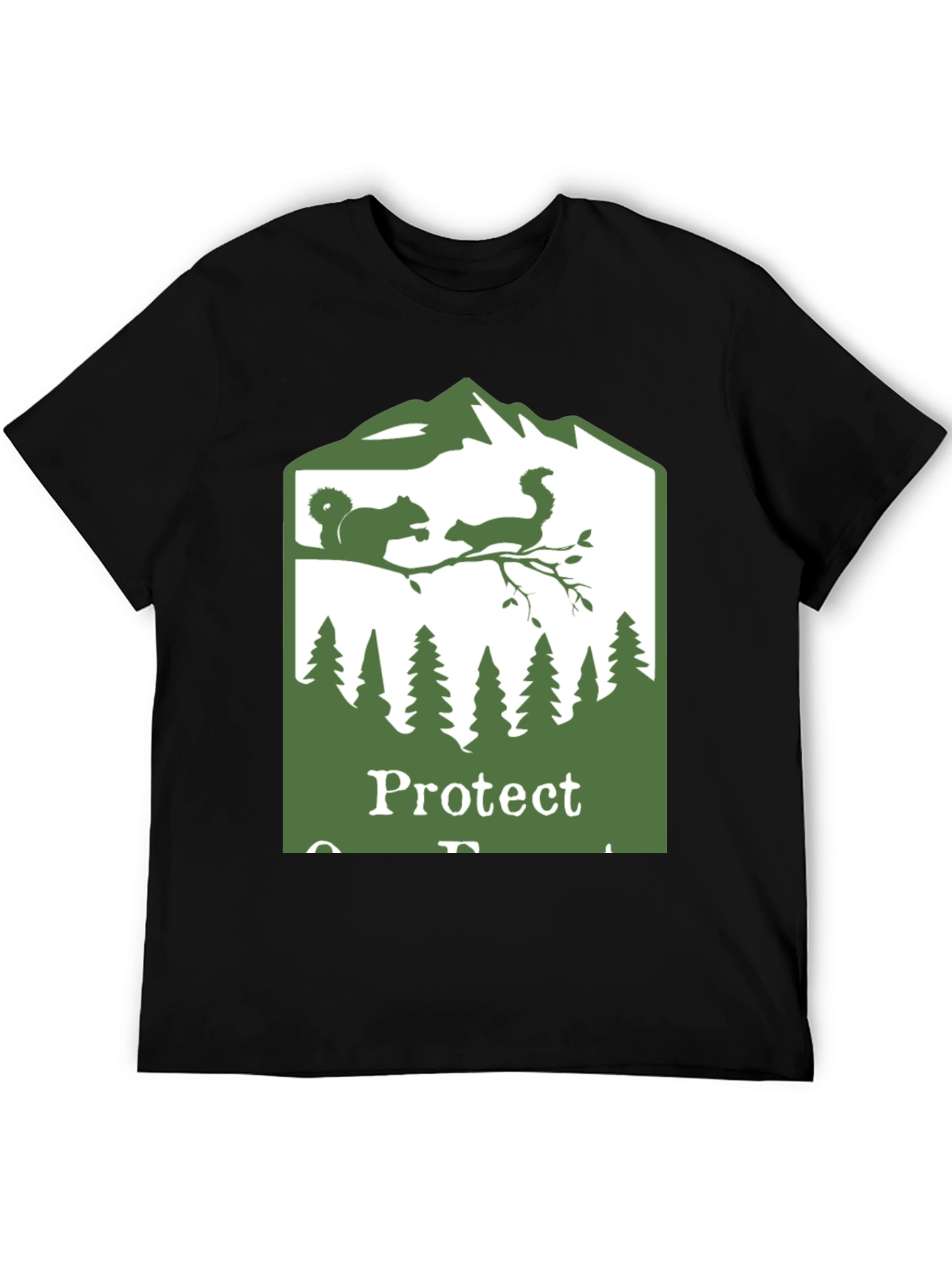 Protect Our Forests Black T-Shirt