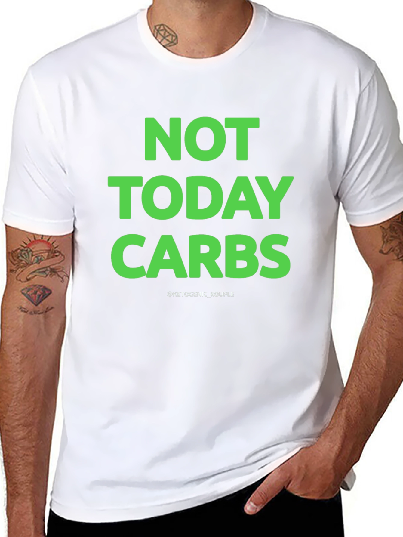 Not Today Carbs Keto T-Shirt