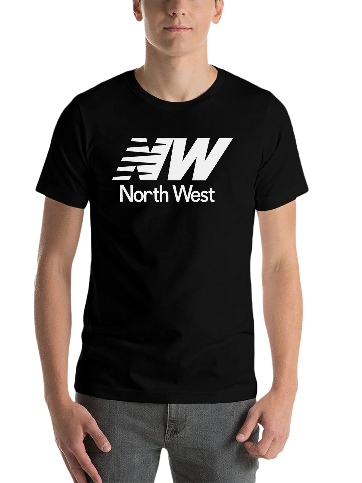 North West Graphic Tee - Stylish Black T-Shirt