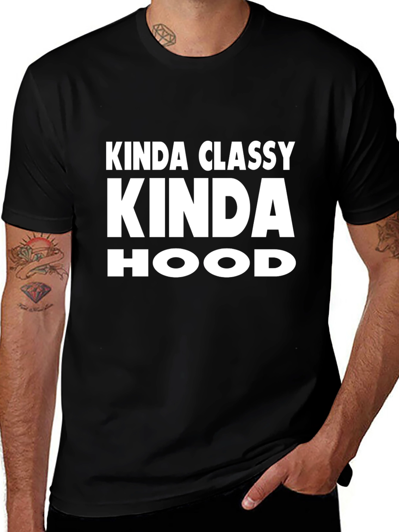 Kinda Classy Kinda Hood Graphic T-Shirt