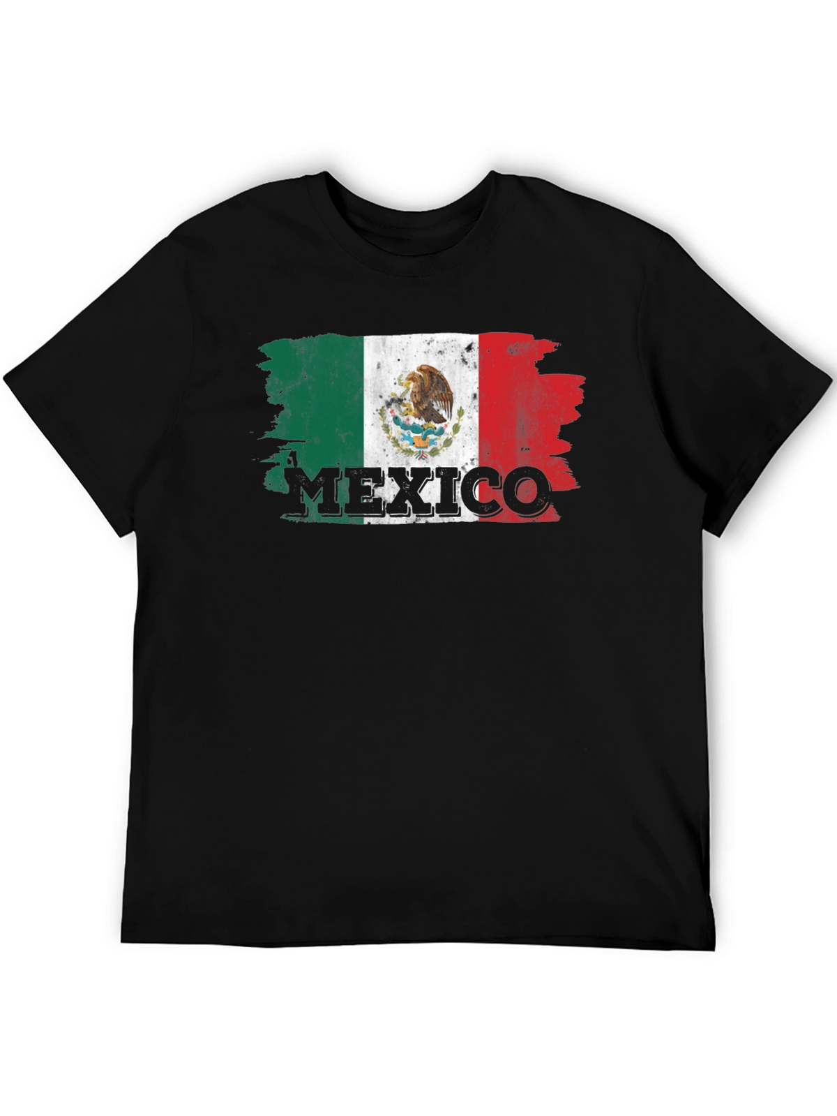 Mexico Flag T-Shirt - Distressed Graphic Tee