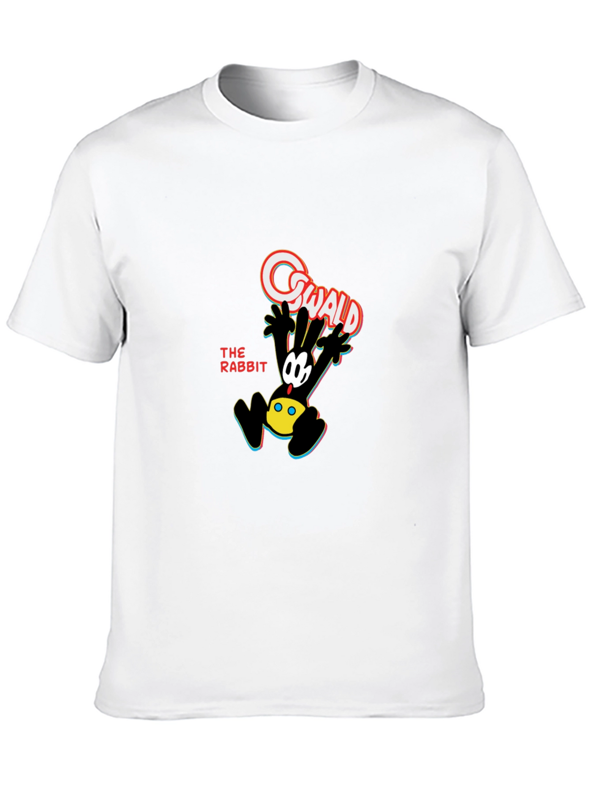 Oswald the Rabbit Black Graphic Tee