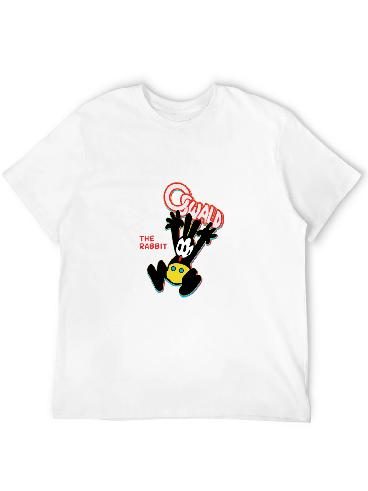 Oswald the Rabbit Black Graphic Tee