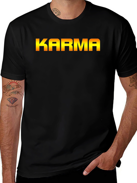 KARMA Graphic T-Shirt - Bold Statement Tee