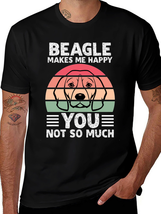 Beagle Makes Me Happy T-Shirt