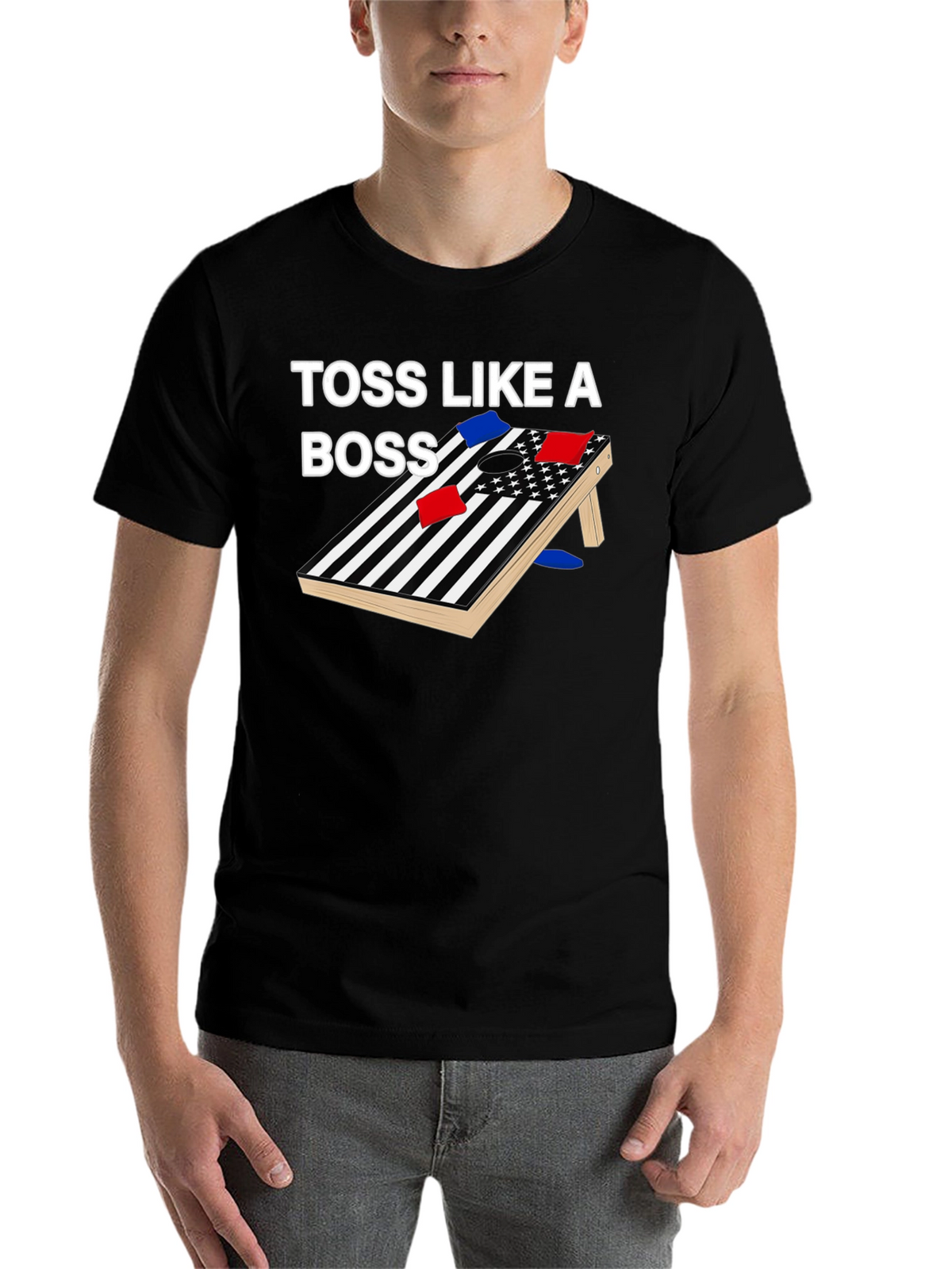 Toss Like a Boss Cornhole T-Shirt