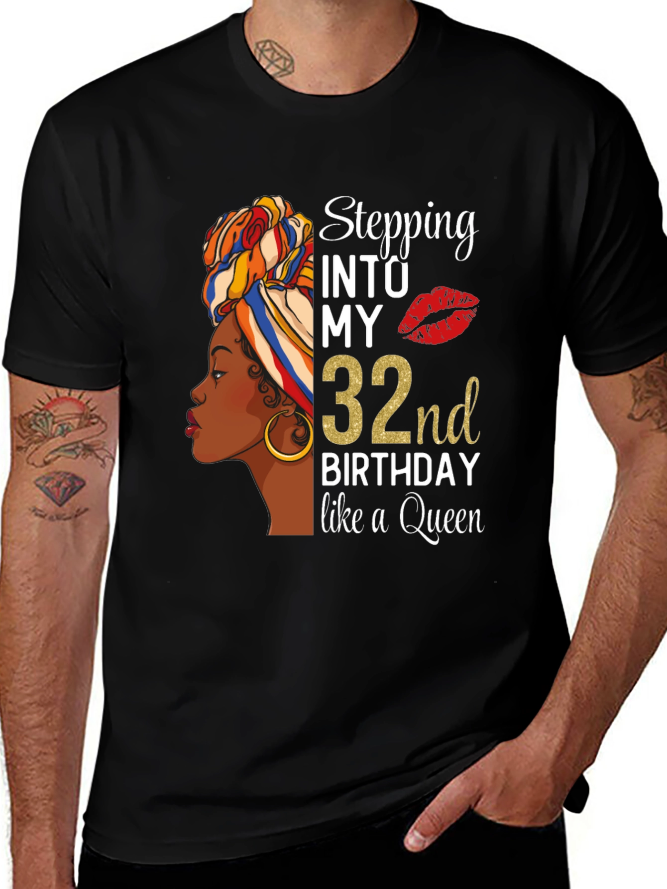 Stepping Into My 32nd Birthday T-Shirt