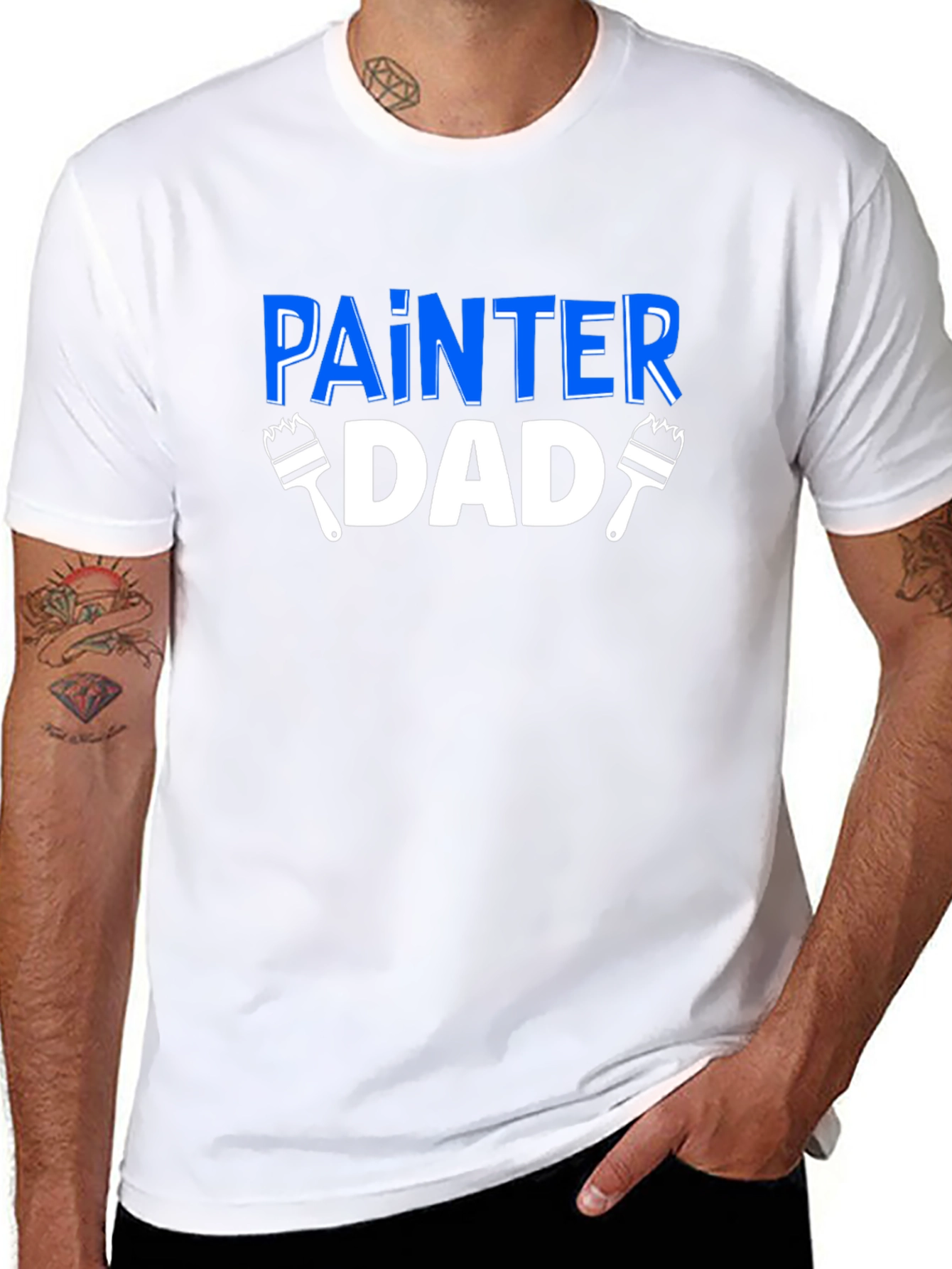 Painter Dad Graphic Tee - Gift for Handyman