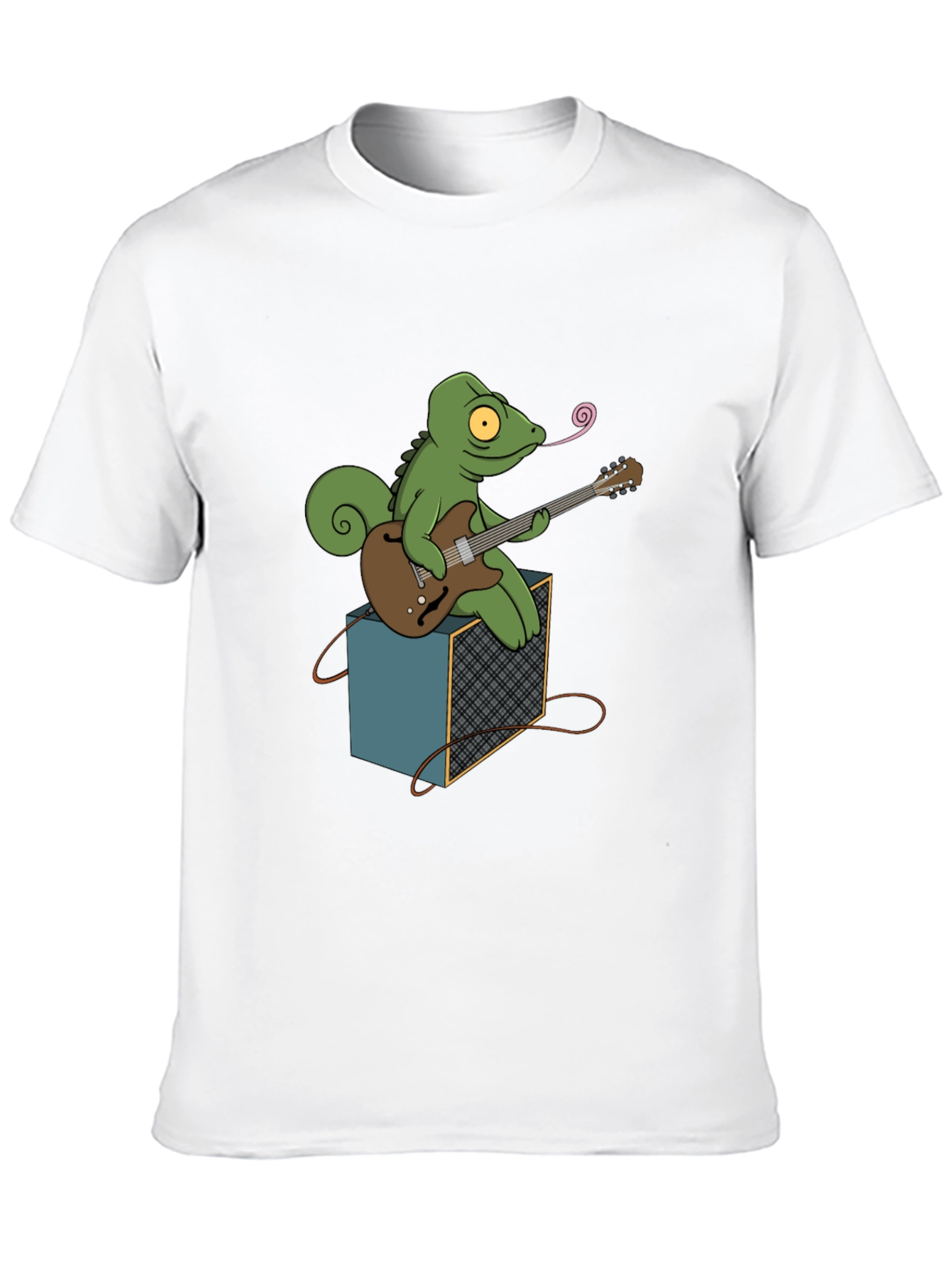 Chameleon Guitarist Graphic Tee - Black