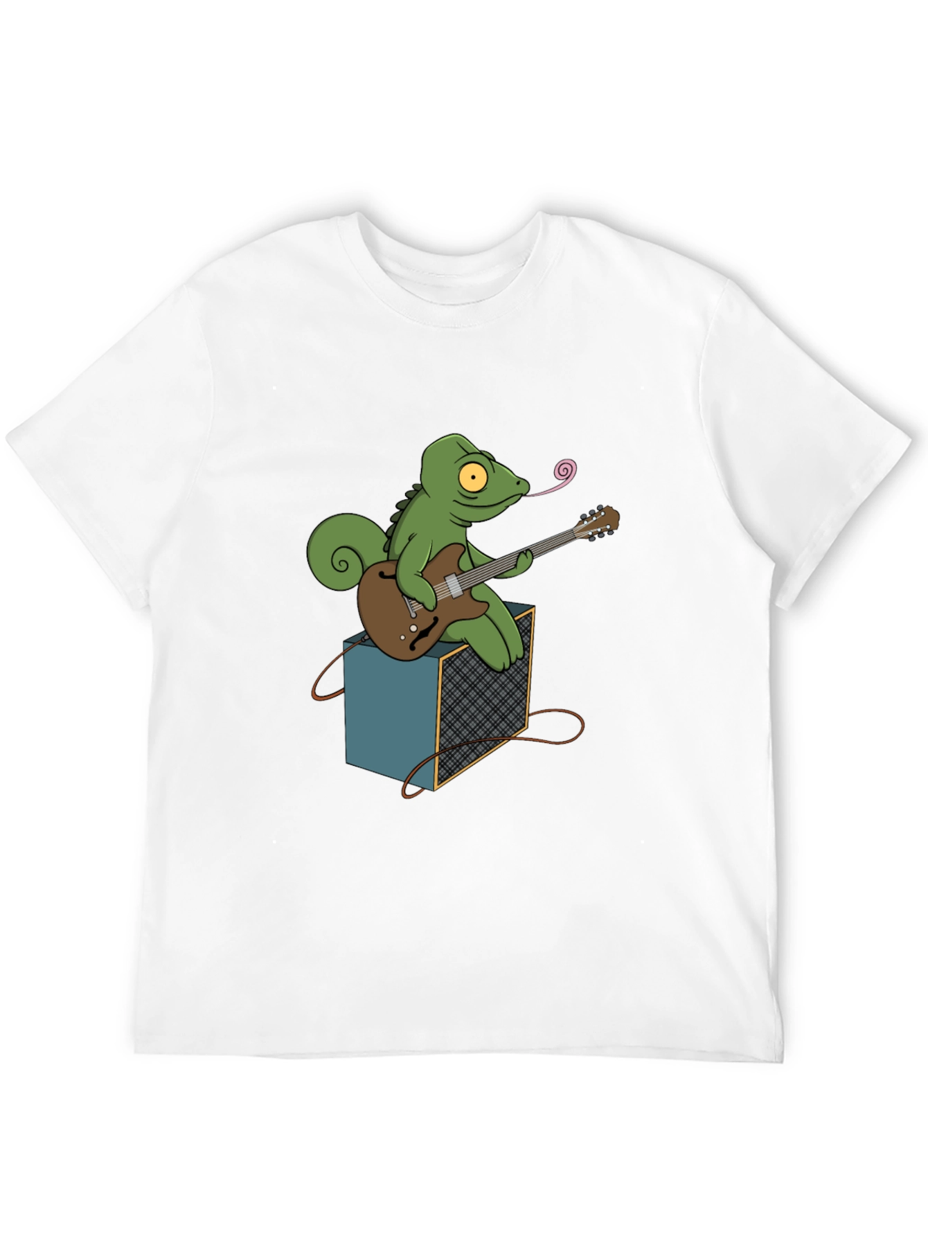 Chameleon Guitarist Graphic Tee - Black