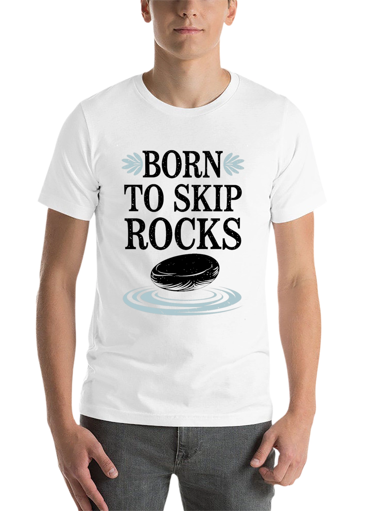 Born to Skip Rocks Graphic Tee