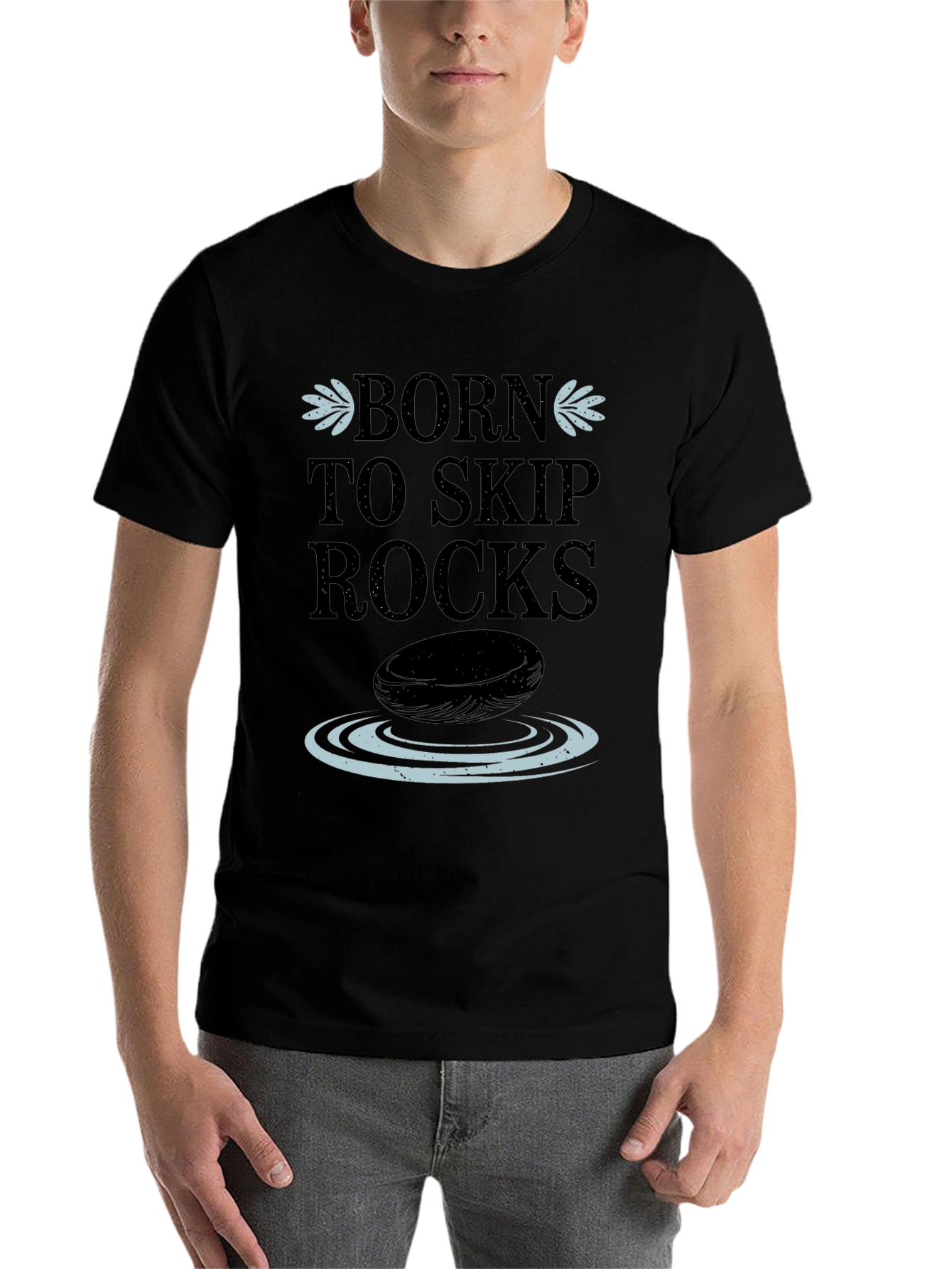 Born to Skip Rocks Graphic Tee