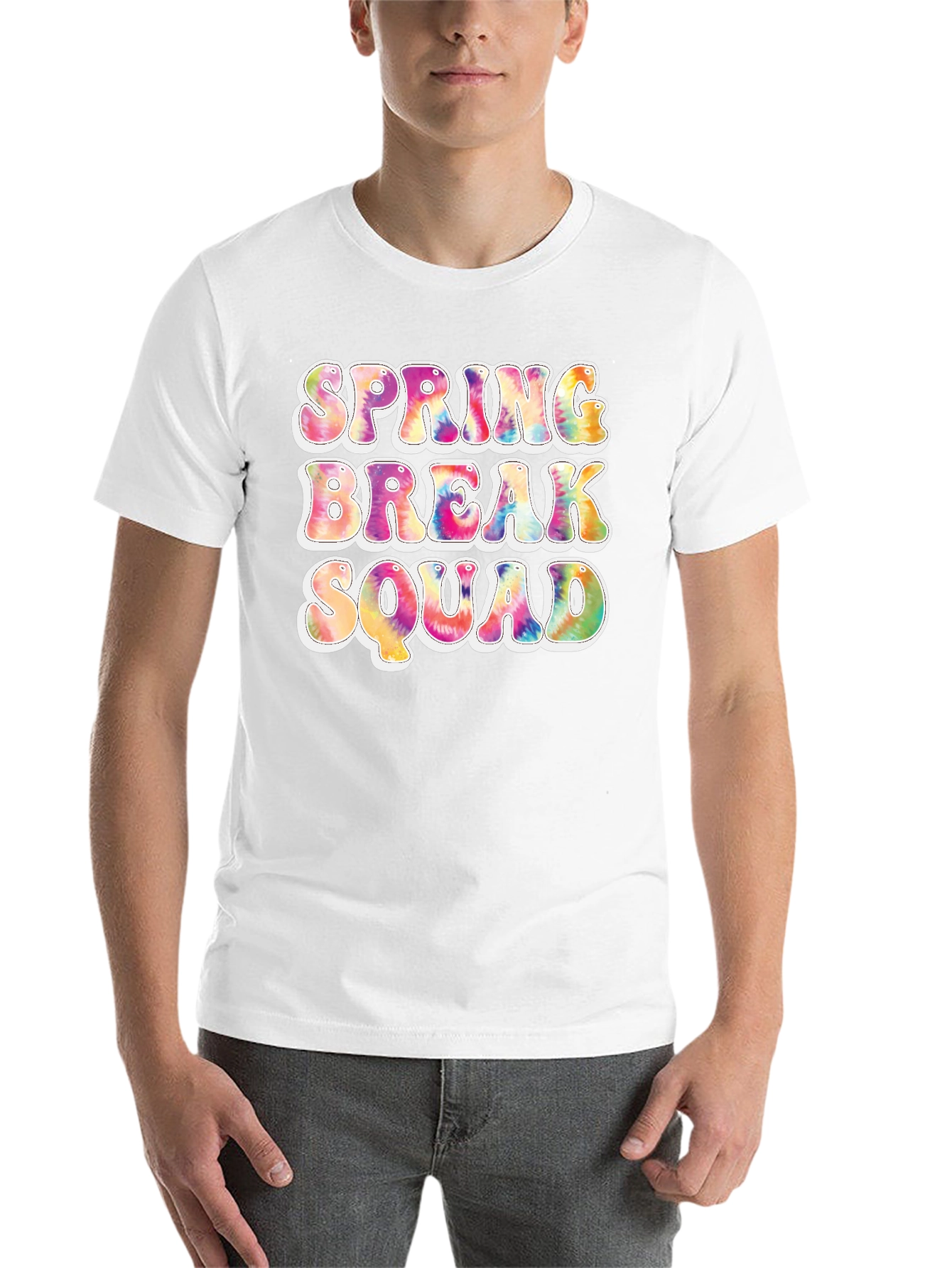 Spring Break Squad Tie Dye T-Shirt