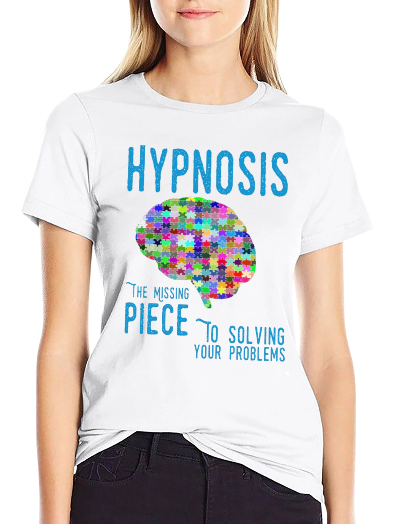 Hypnosis Brain Puzzle T-Shirt: Solve Your Problems