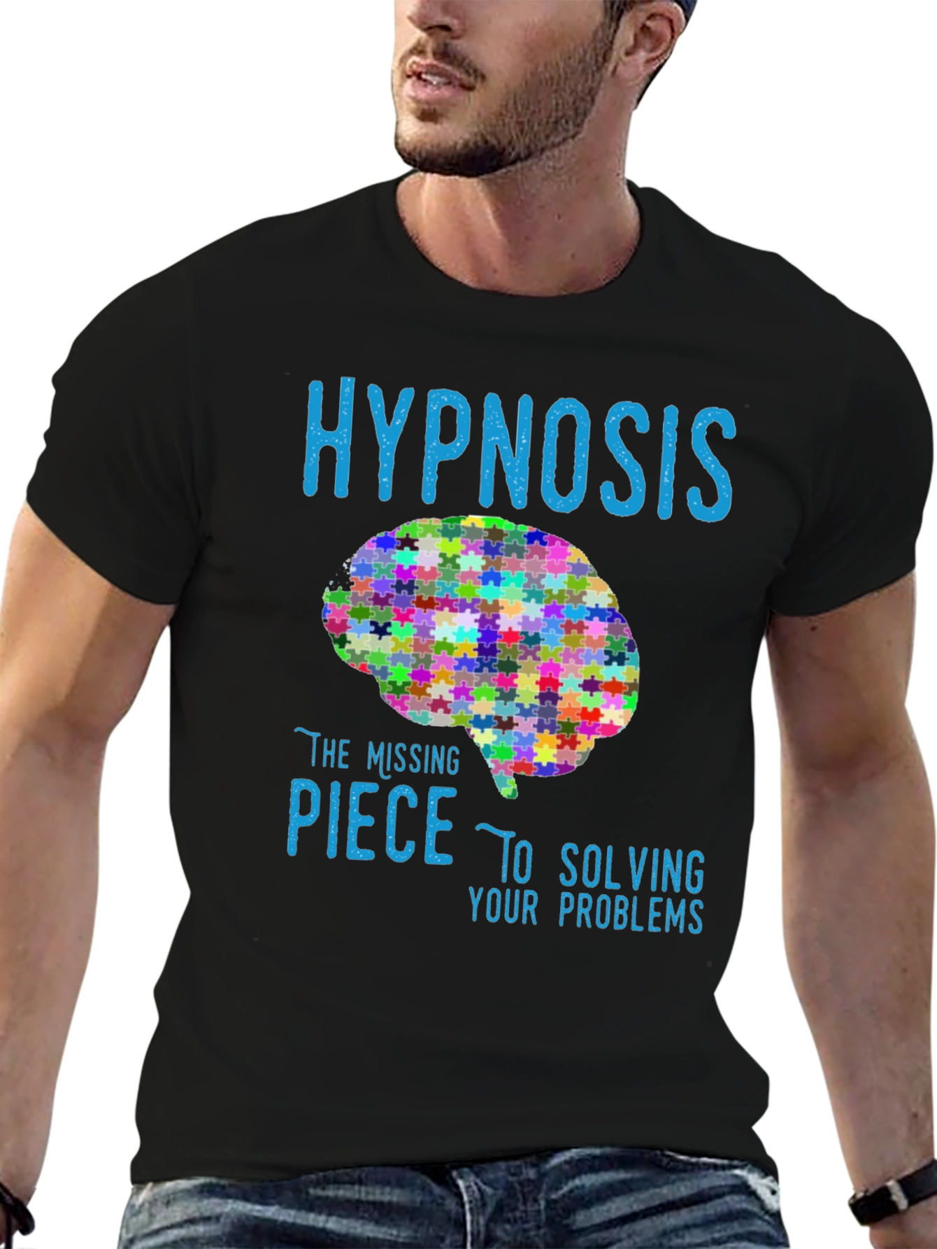 Hypnosis Brain Puzzle T-Shirt: Solve Your Problems