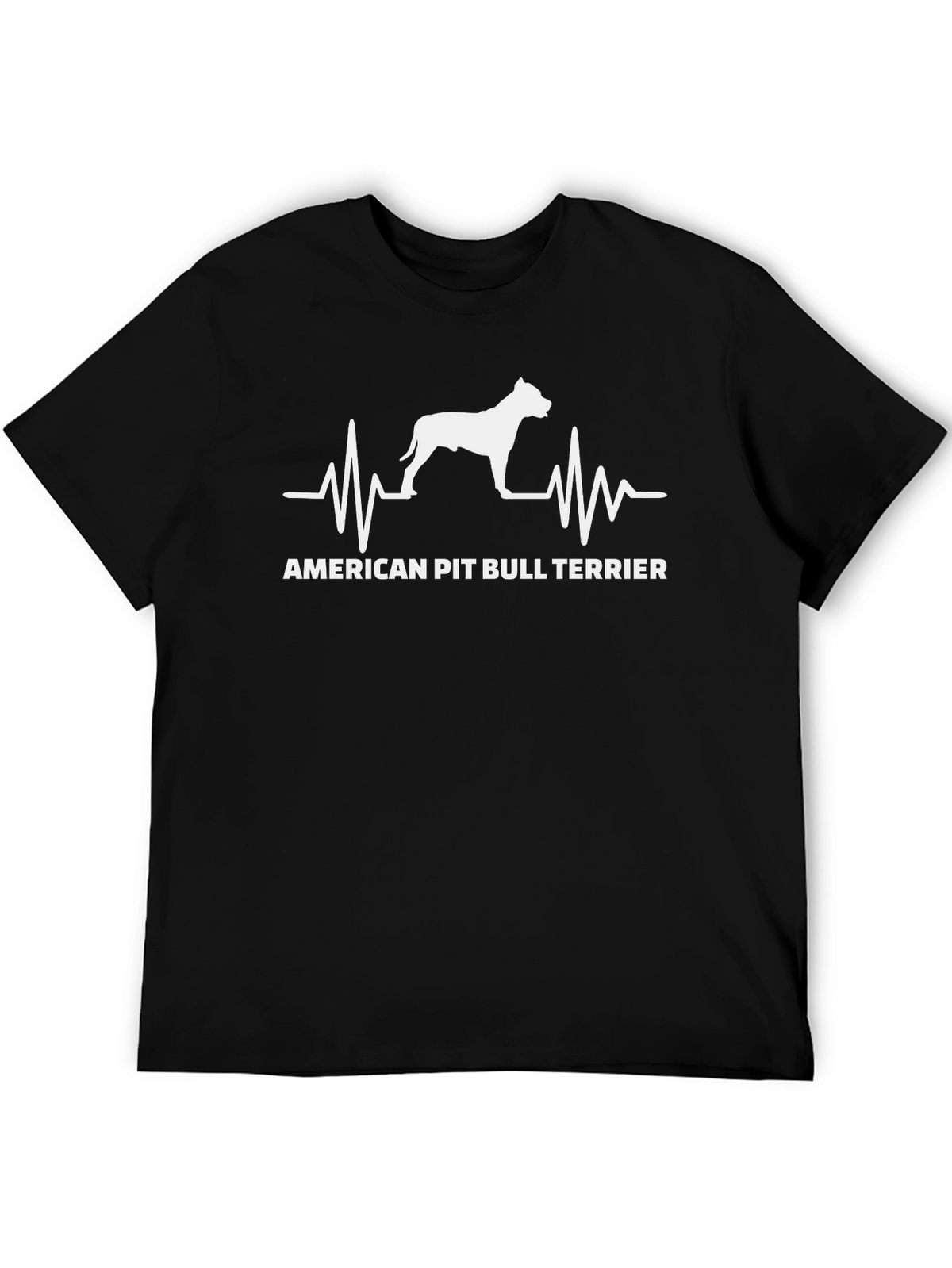 American Pit Bull Terrier Heartbeat T-Shirt