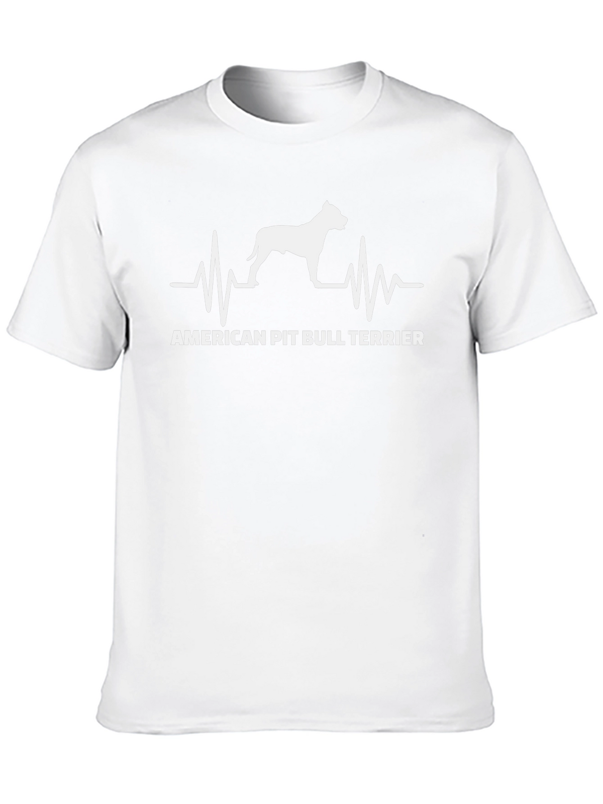 American Pit Bull Terrier Heartbeat T-Shirt