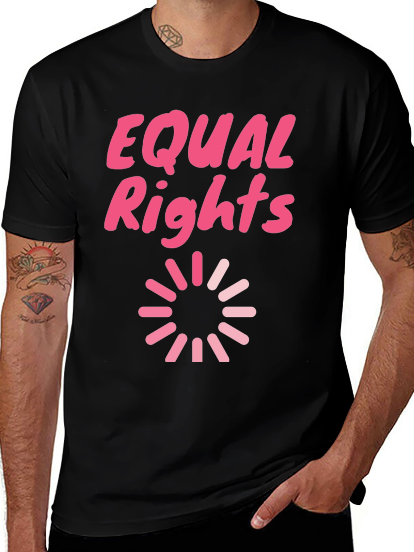 Equal Rights Loading Graphic T-Shirt