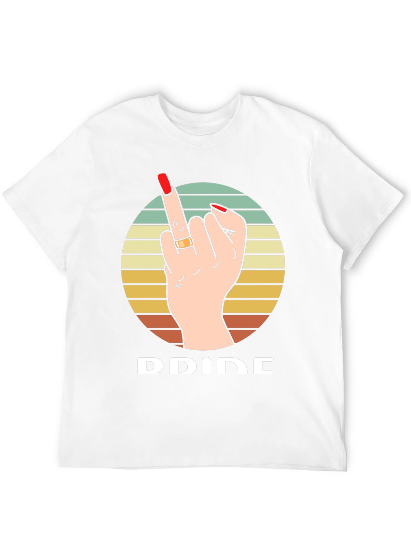 Pride Middle Finger Graphic T-Shirt