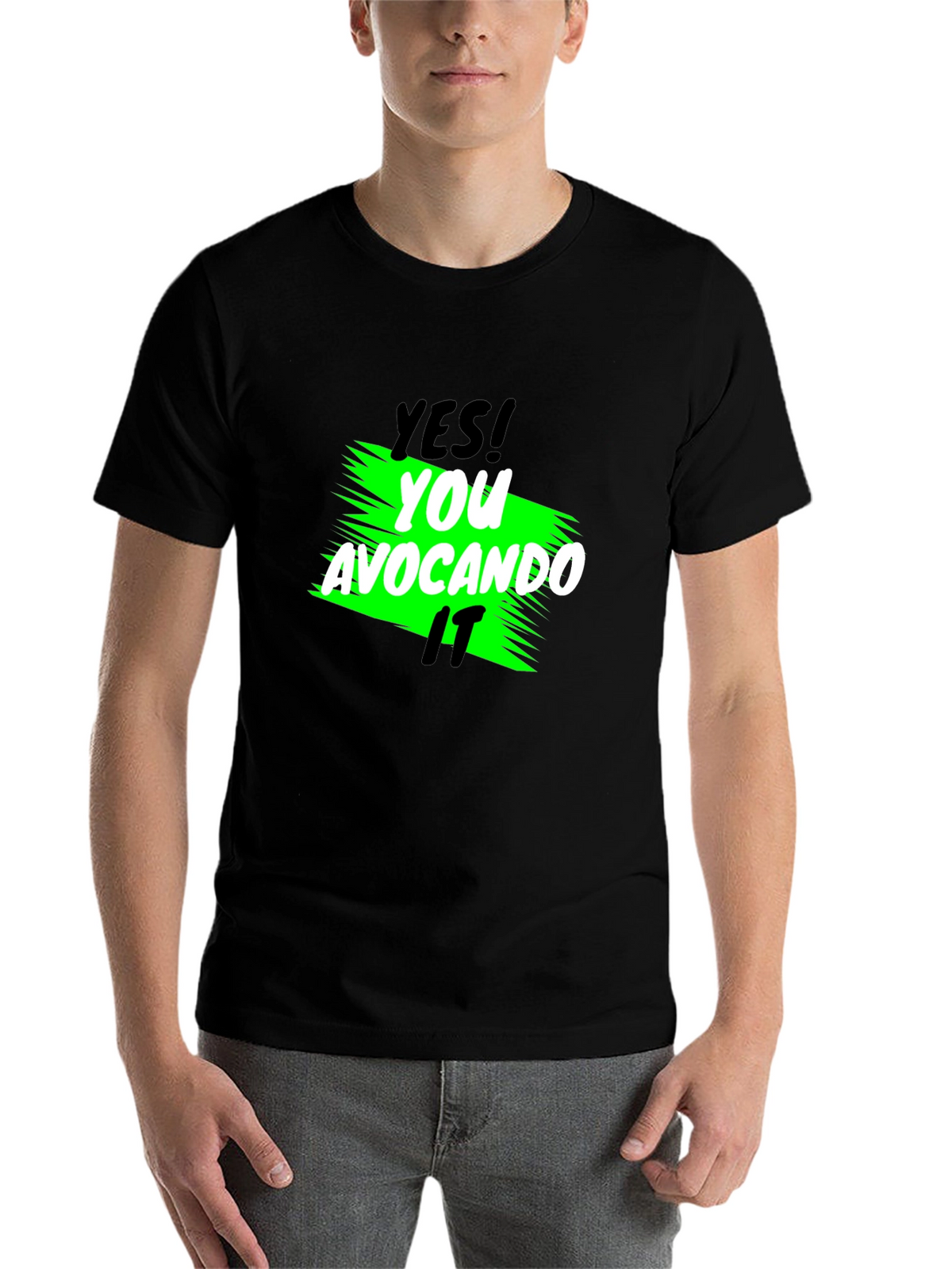 Yes! You Avocando It Black T-Shirt