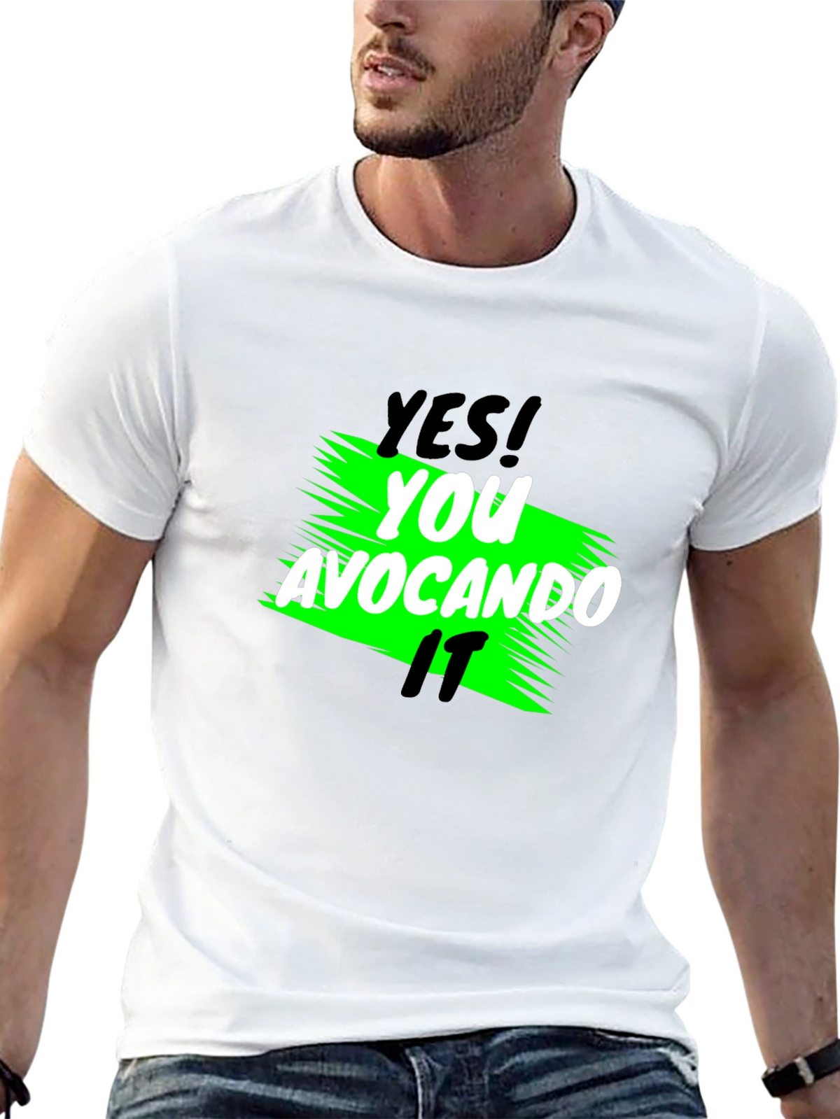 Yes! You Avocando It Black T-Shirt