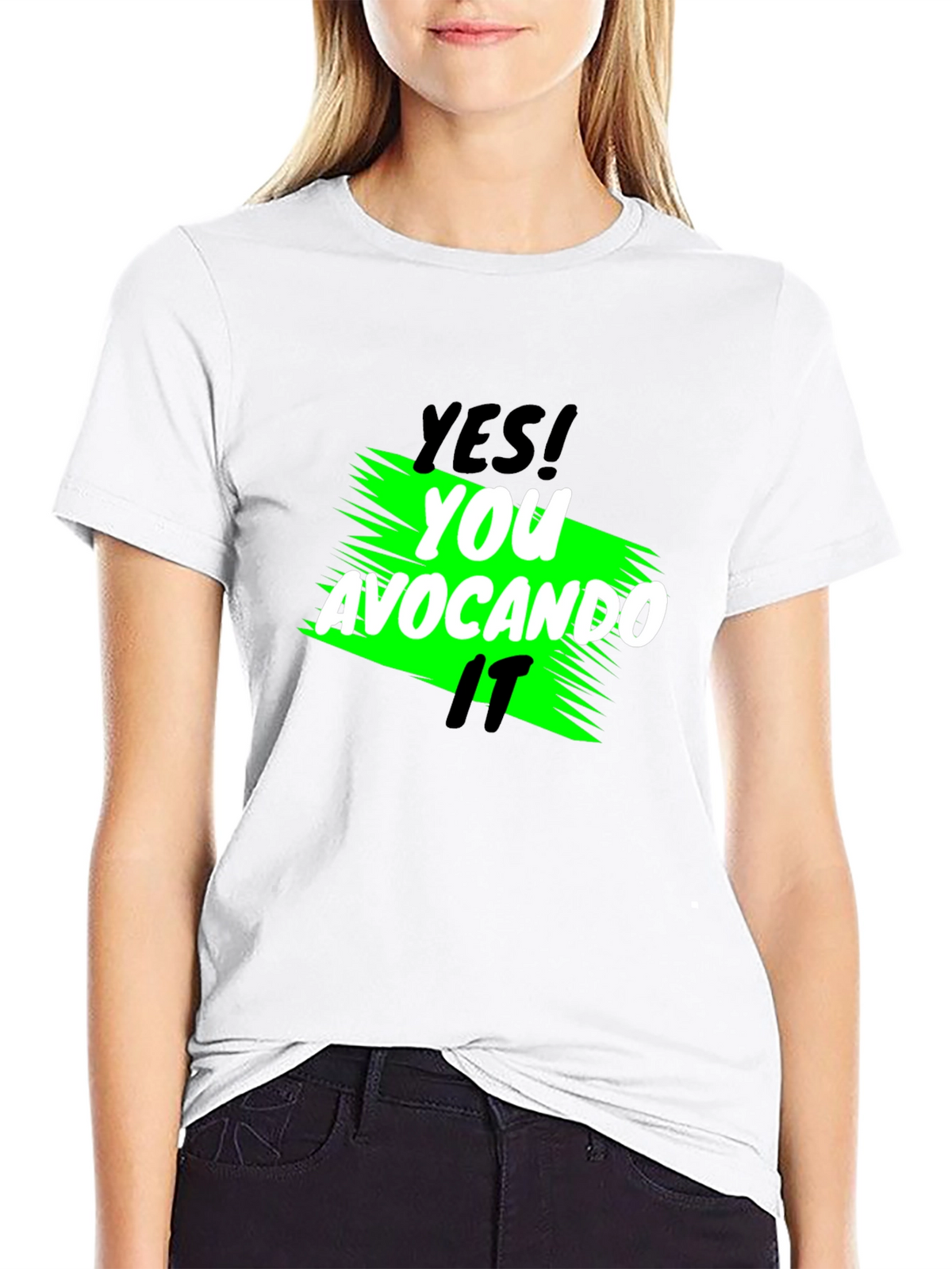 Yes! You Avocando It Black T-Shirt