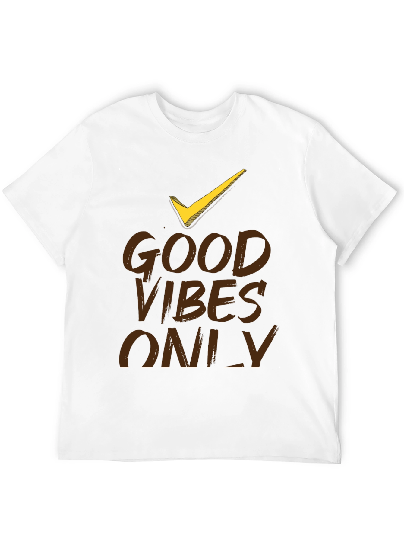Good Vibes Only Black Graphic T-Shirt