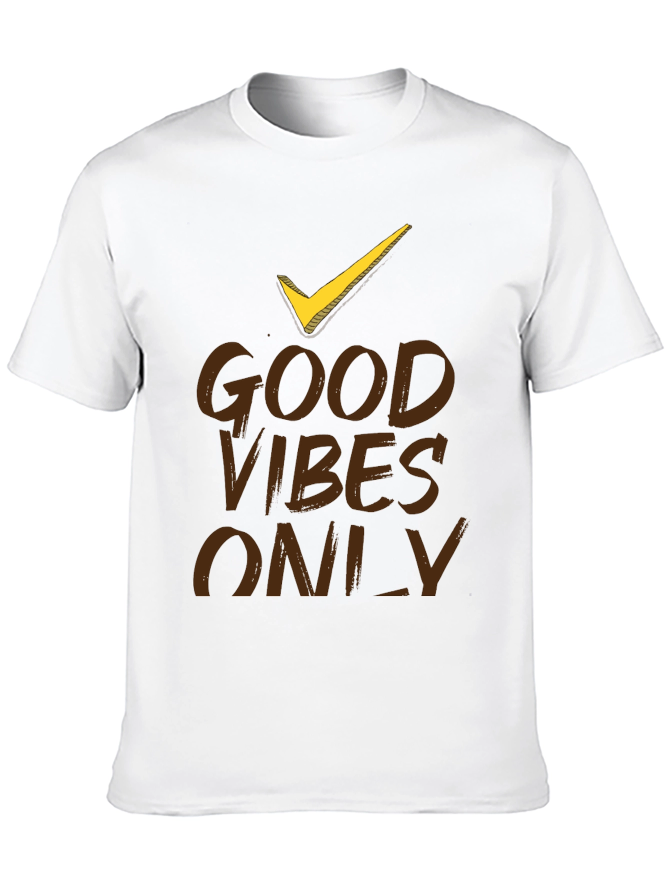 Good Vibes Only Black Graphic T-Shirt