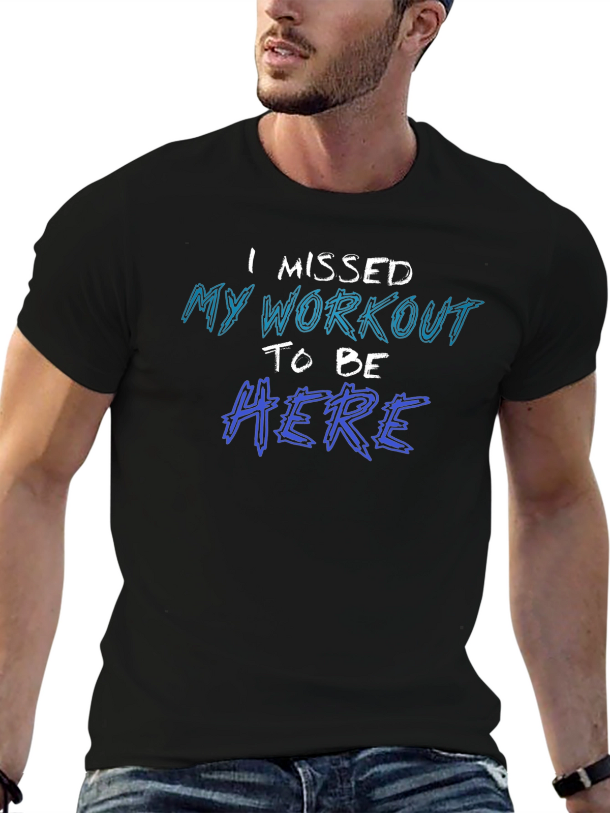 Missed Workout T-Shirt - Funny Gym Excuse Tee