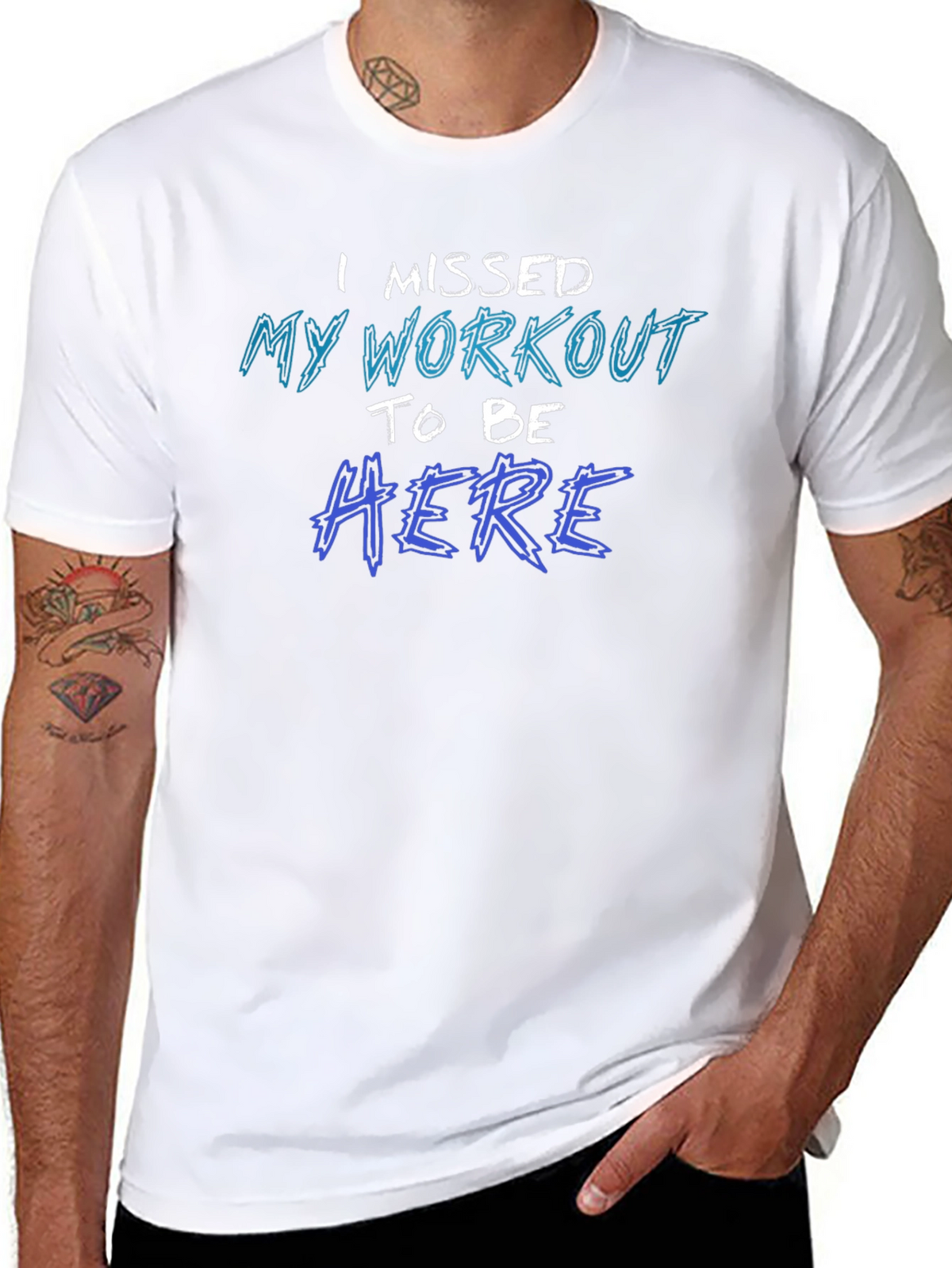 Missed Workout T-Shirt - Funny Gym Excuse Tee