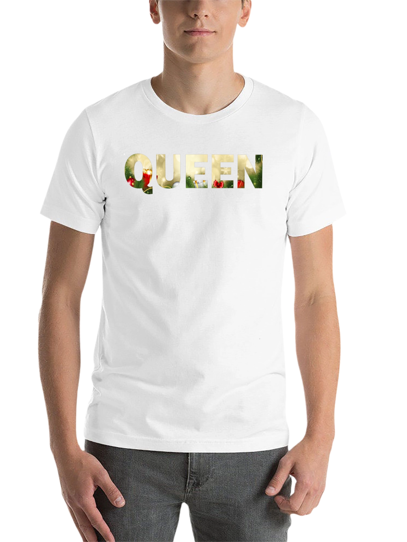Queen Holiday T-Shirt - Festive Graphic Tee