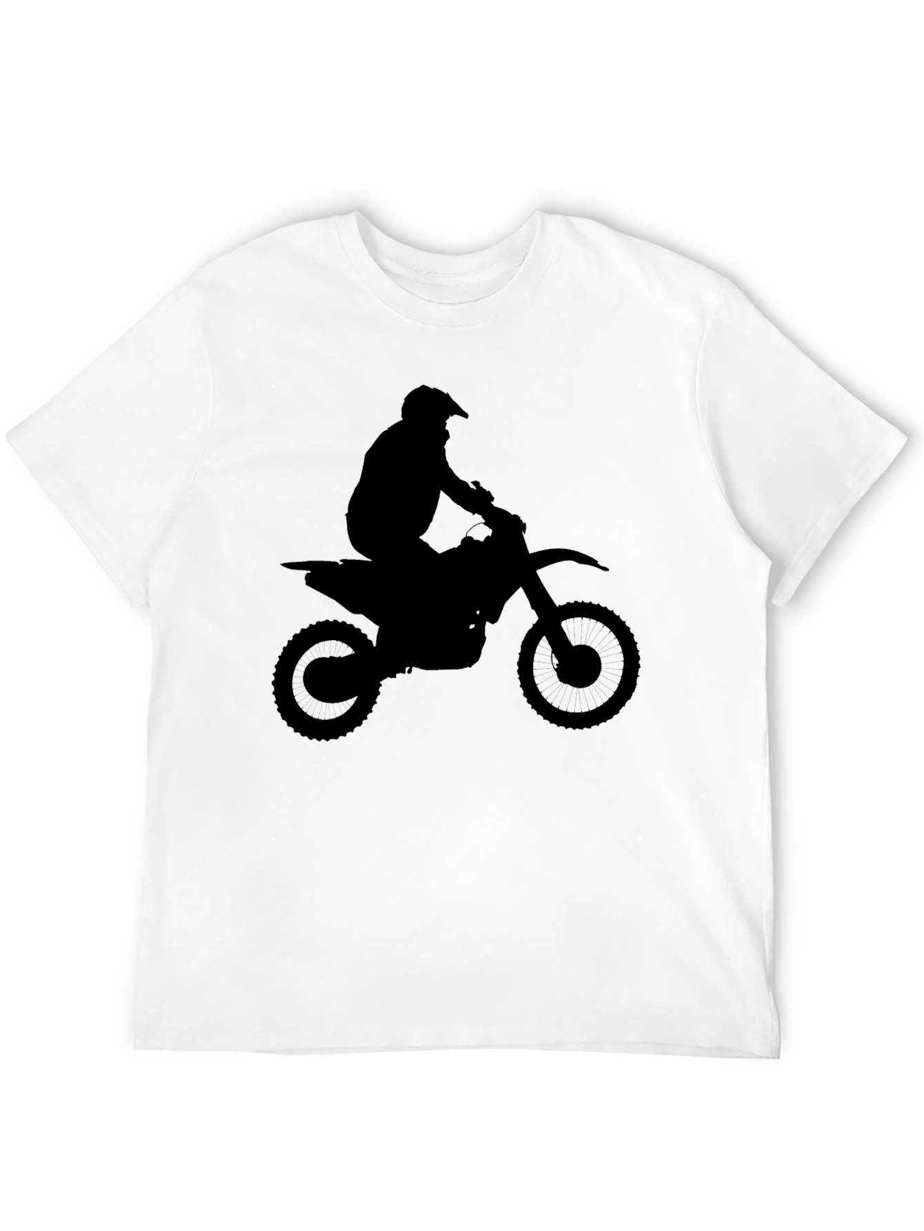 Motocross Silhouette Black T-Shirt